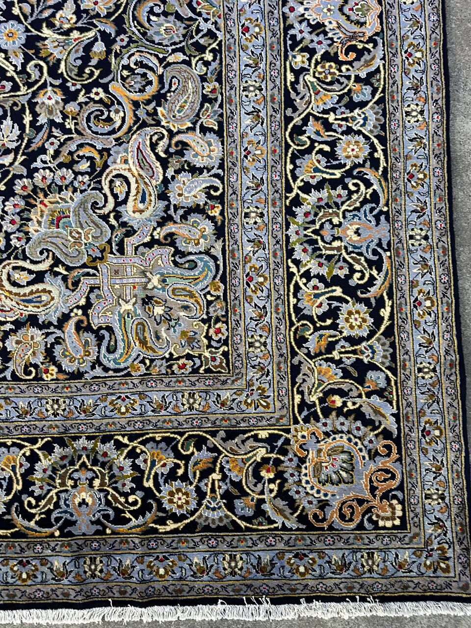 4x3M Fine Signed Persian Kashan Rug - Image 10