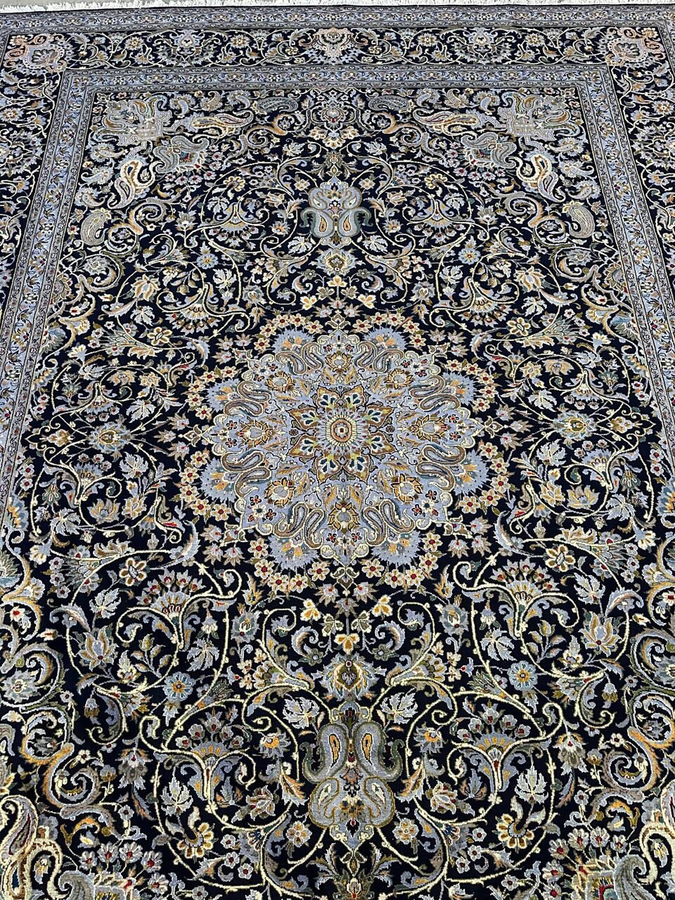 4x3M Fine Signed Persian Kashan Rug