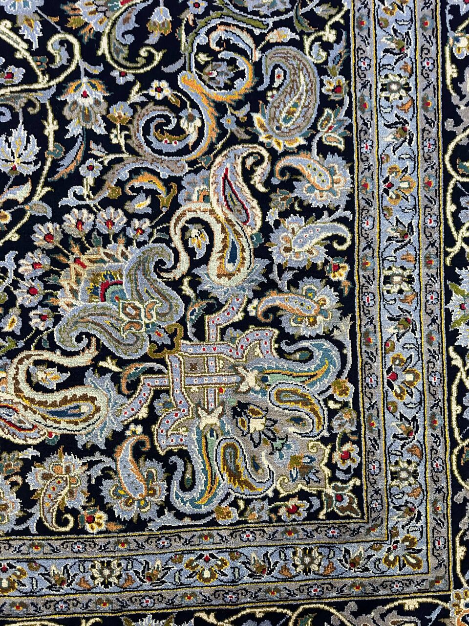 4x3M Fine Signed Persian Kashan Rug - Image 5