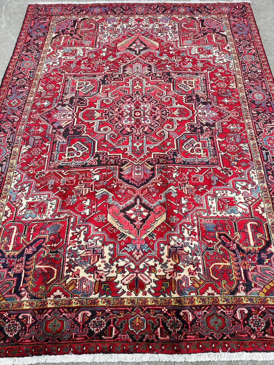 3.3x2.5M Fine Heriz Persian Rug - Image 2