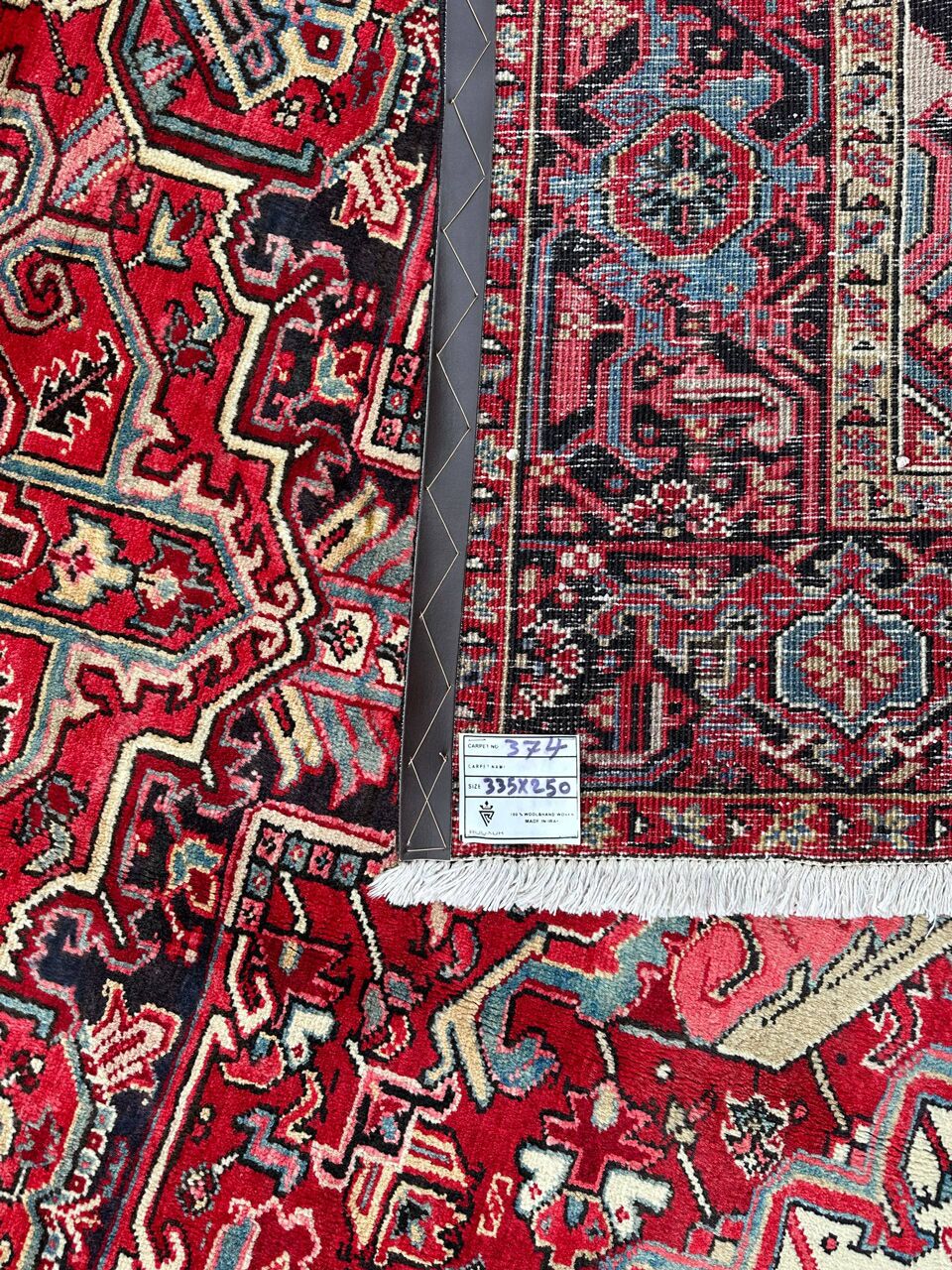 3.3x2.5M Fine Heriz Persian Rug - Image 13