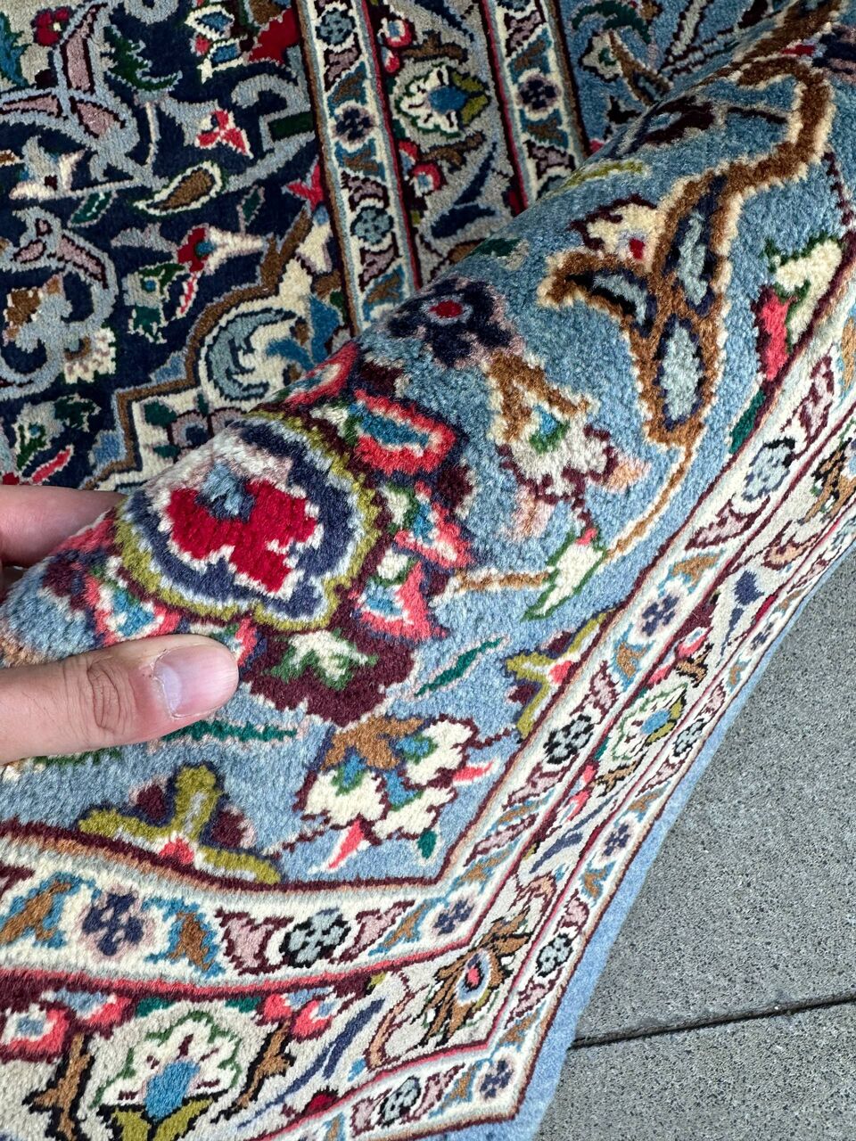 4x3M Signed Fine Kashmar Rug - Image 11