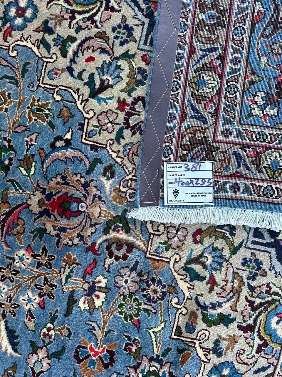 4x3M Signed Fine Kashmar Rug - Image 12