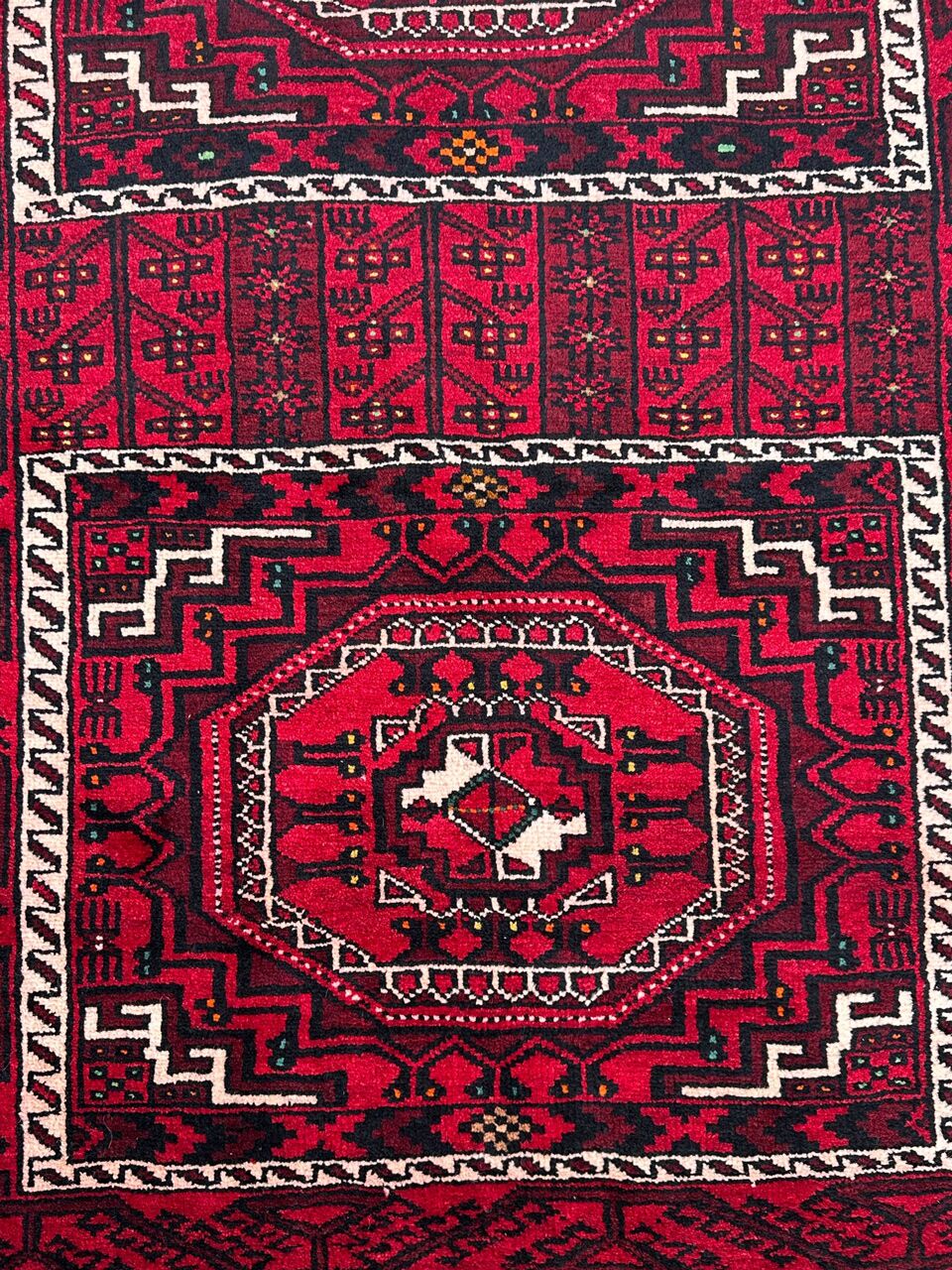 2.2x1.1M Persian Balouchi Nomadic Rug - Image 4