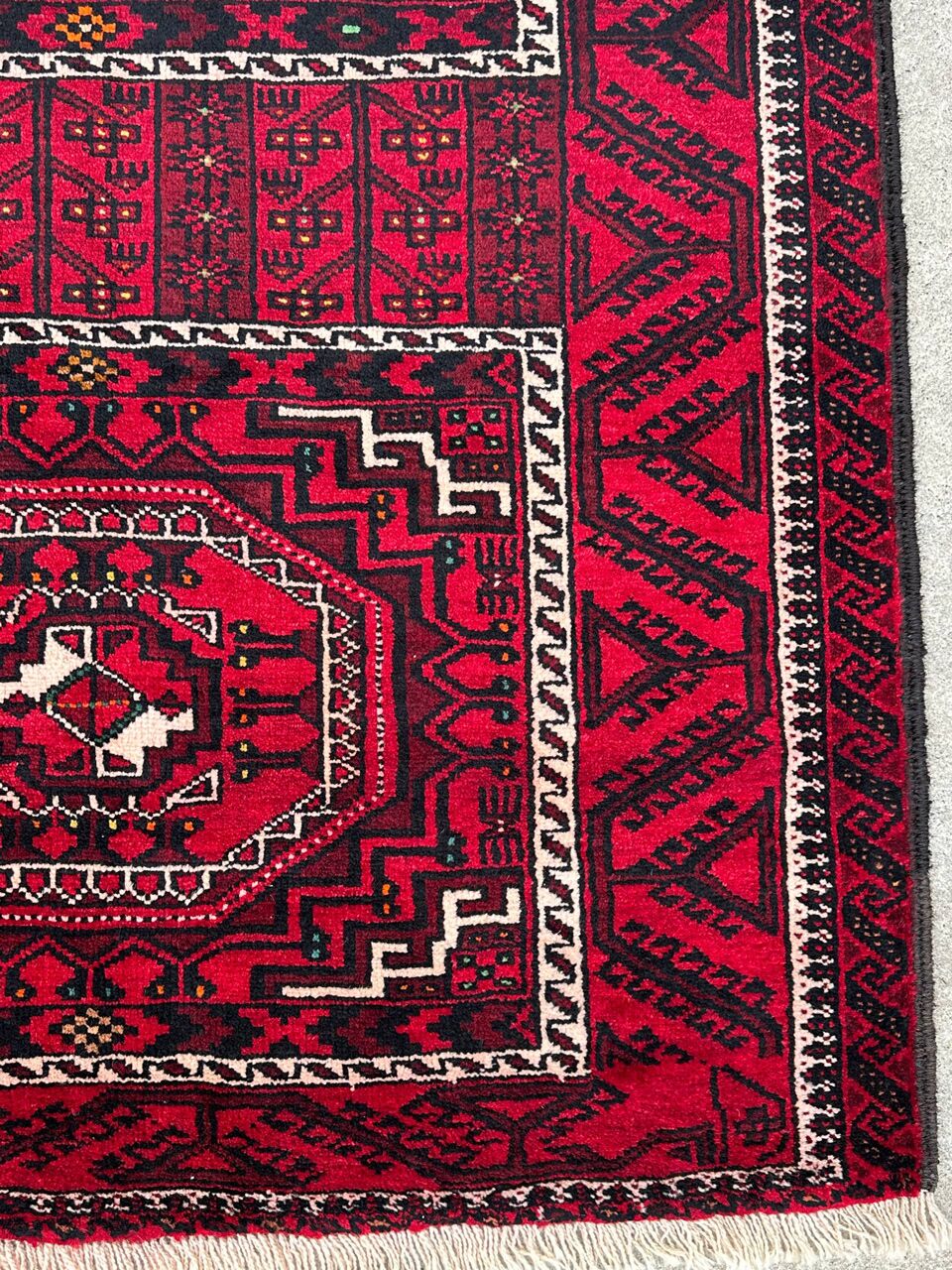2.2x1.1M Persian Balouchi Nomadic Rug - Image 6