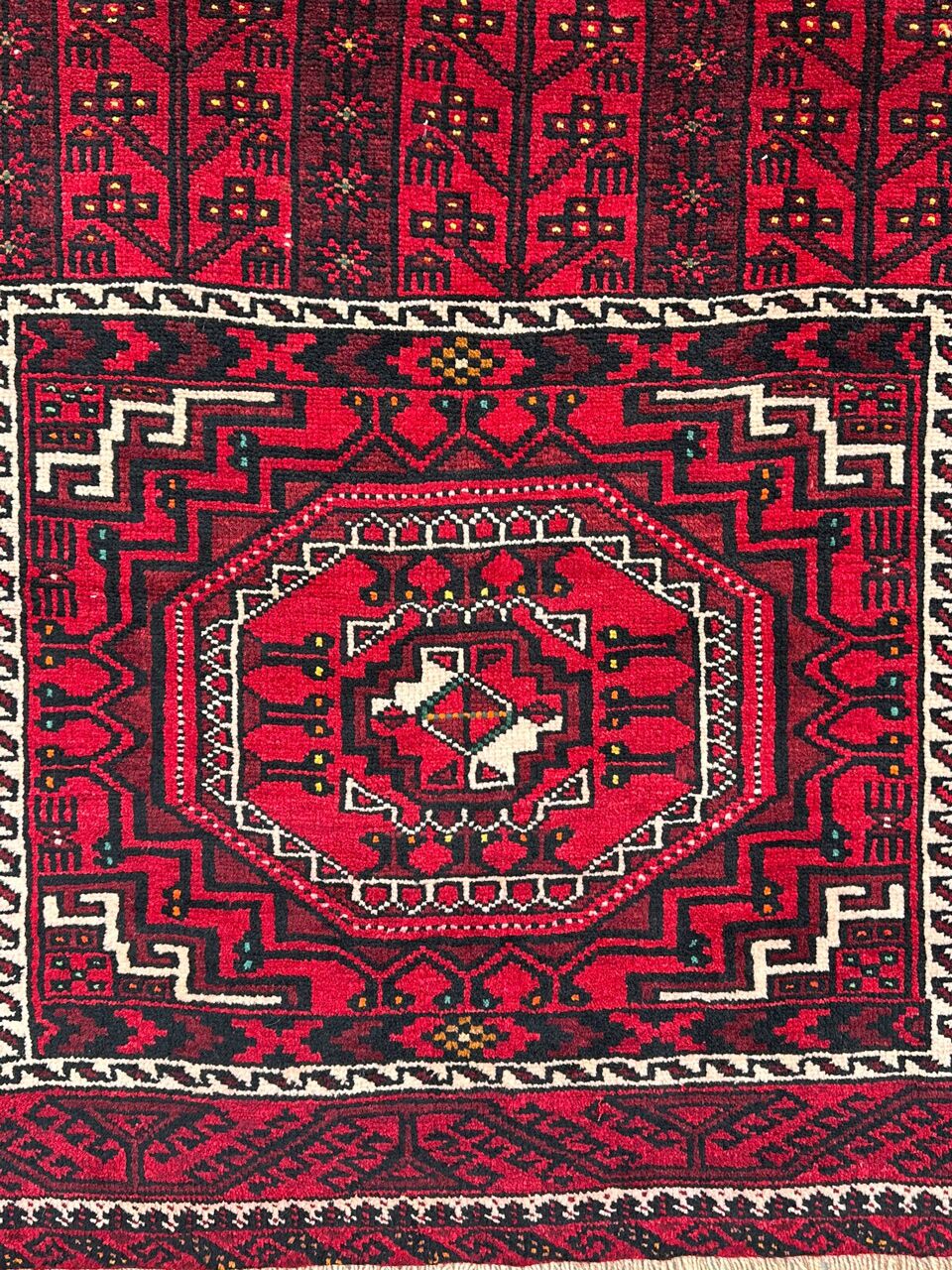 2.2x1.1M Persian Balouchi Nomadic Rug - Image 8