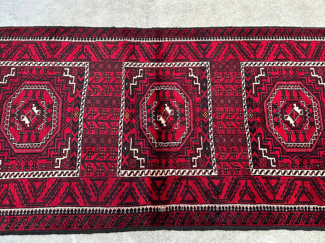 2.2x1.1M Persian Balouchi Nomadic Rug - Image 5