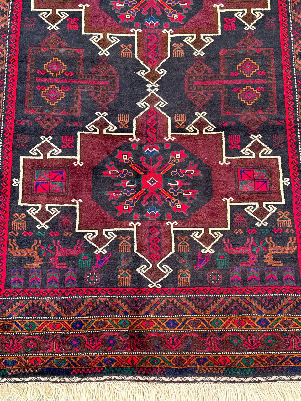2.1x1.2M Kurdi Quchan Rug - Image 3