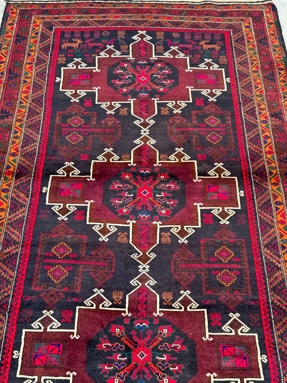 2.1x1.2M Kurdi Quchan Rug