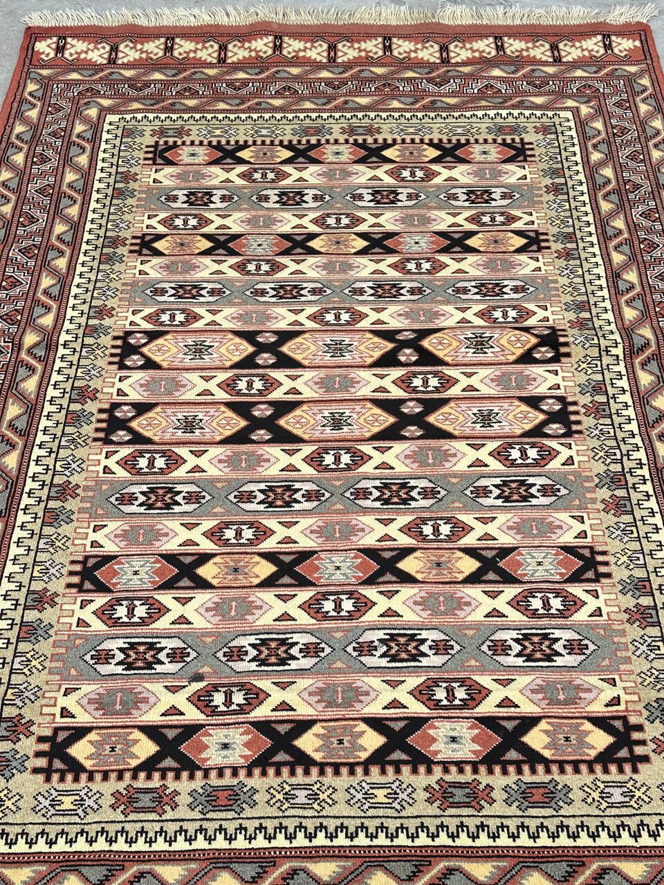 2.1x1.3M Persian Quchan Nomadic Rug