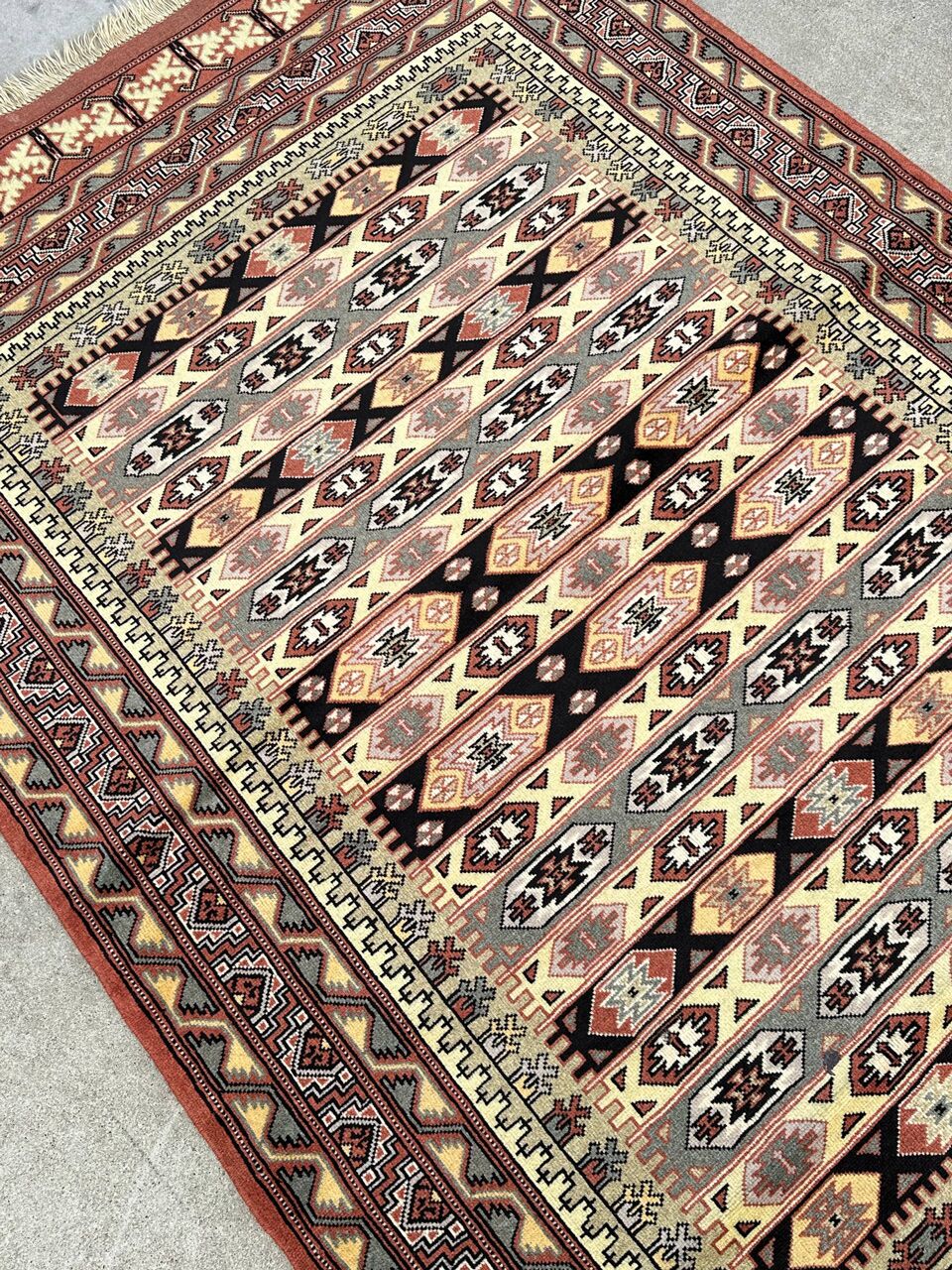 2.1x1.3M Persian Quchan Nomadic Rug - Image 3