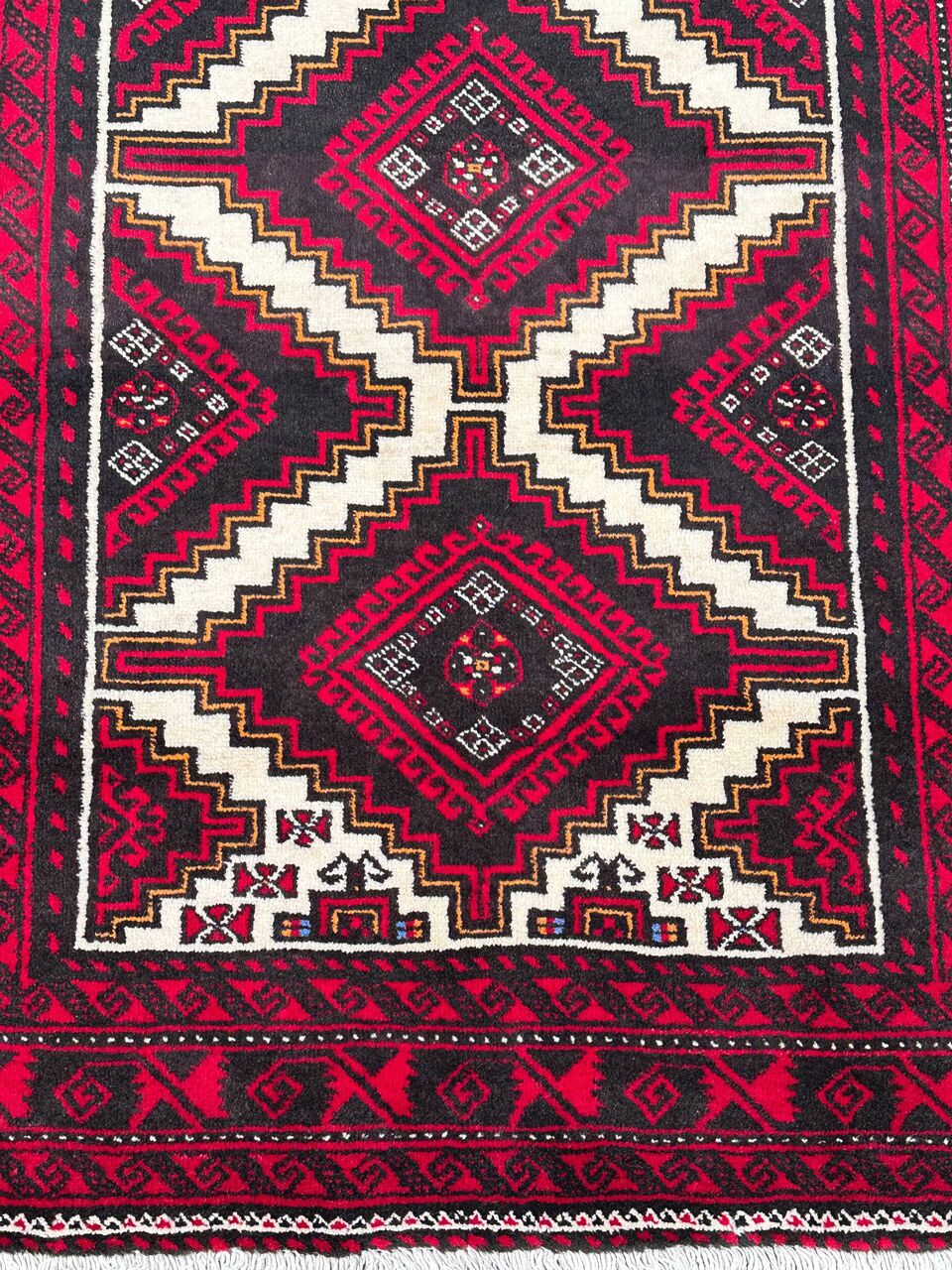 2x1M Persian Balouchi Nomadic Rug - Image 6