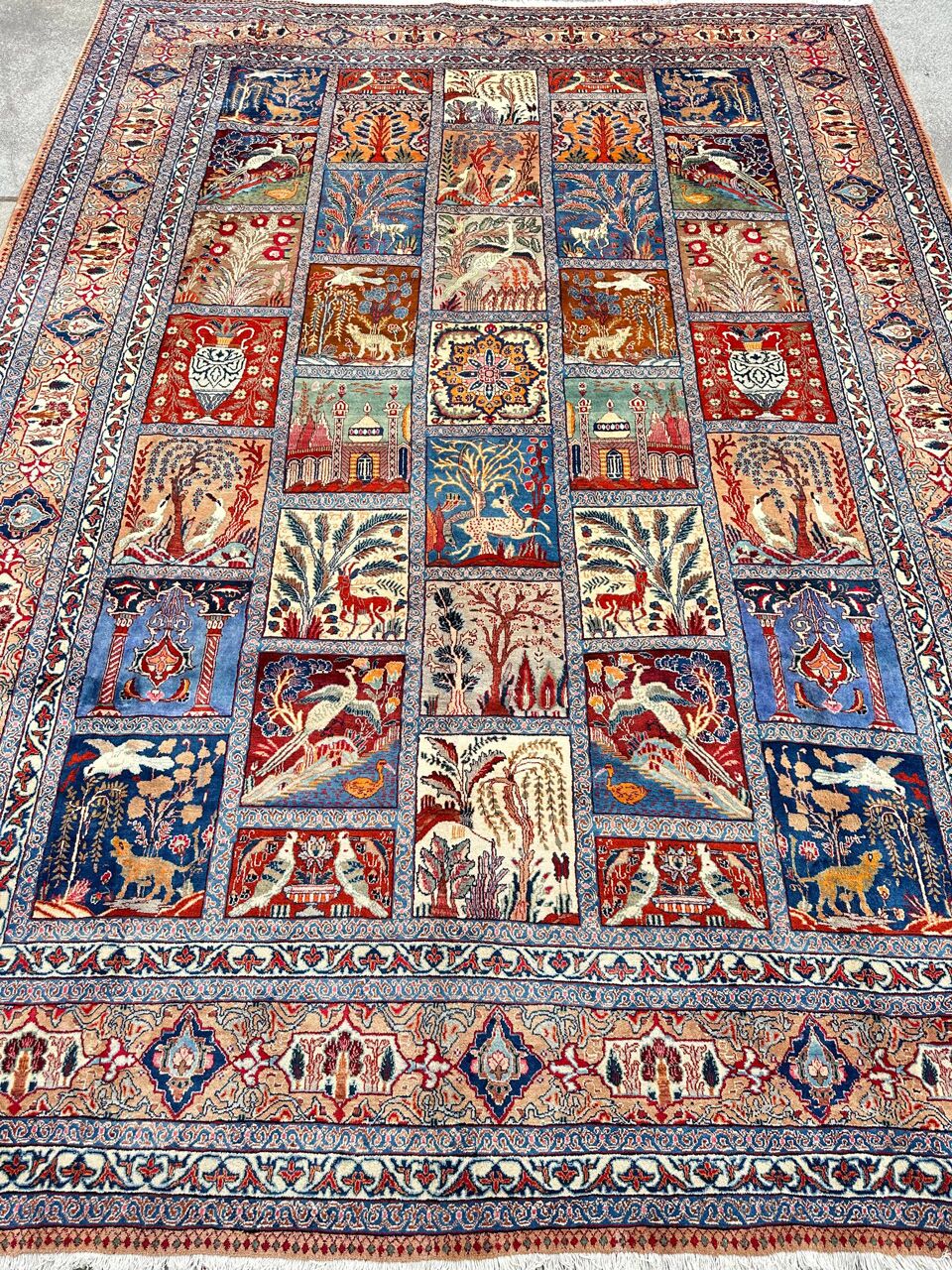 Persian kashmar rug