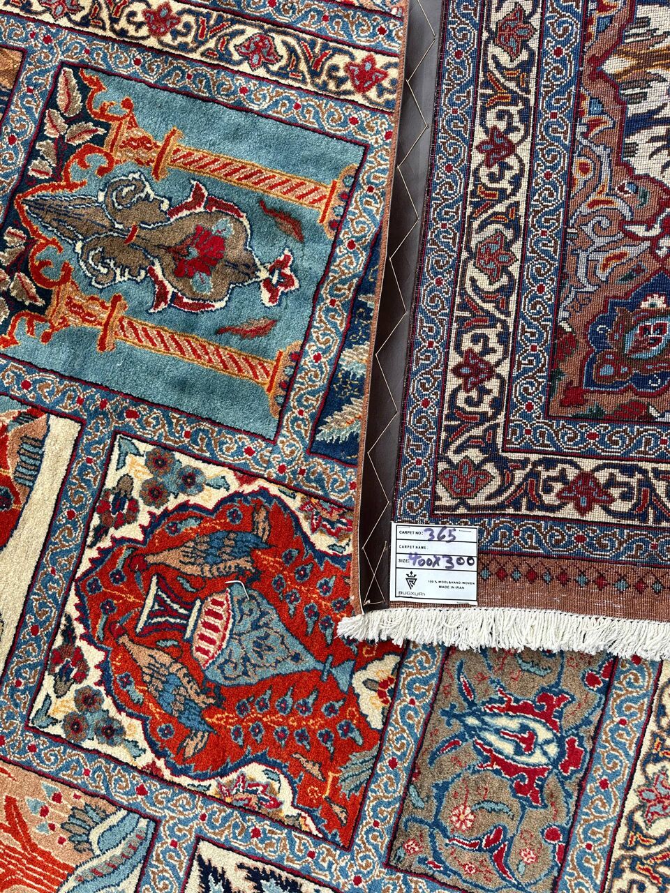 4x3M Garden Design Kashmar Persian Rug - Image 11