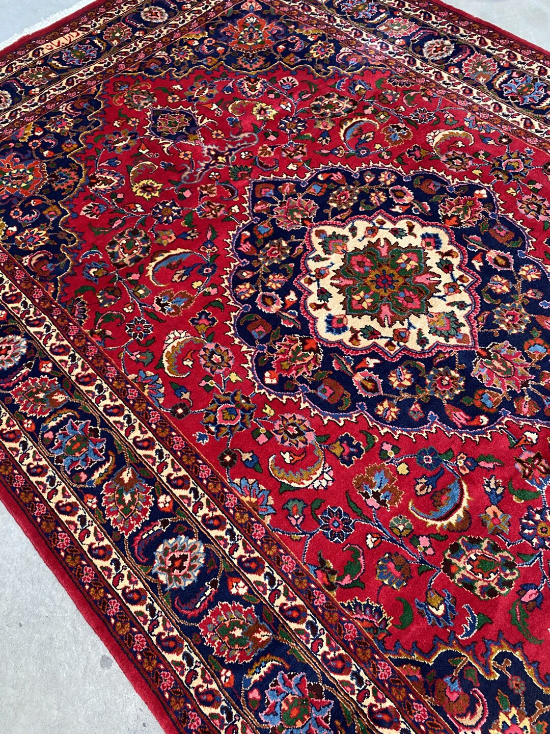 3.2x2M Signed Persian Mashad Rug - Image 4