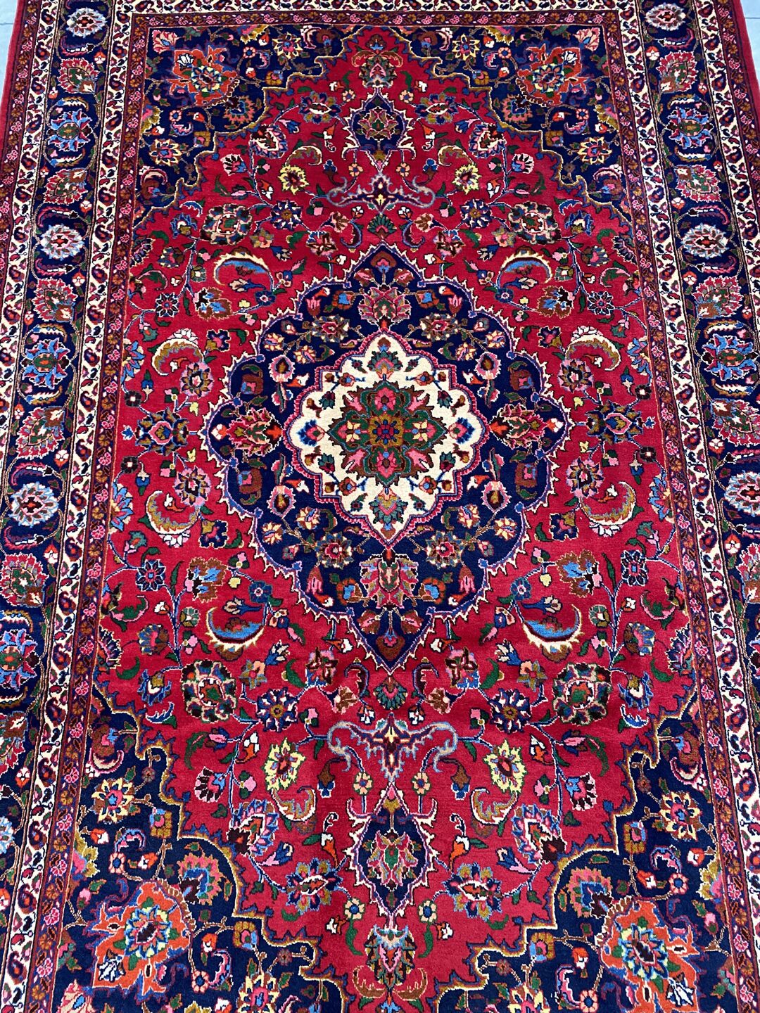 3.2x2M Signed Persian Mashad Rug