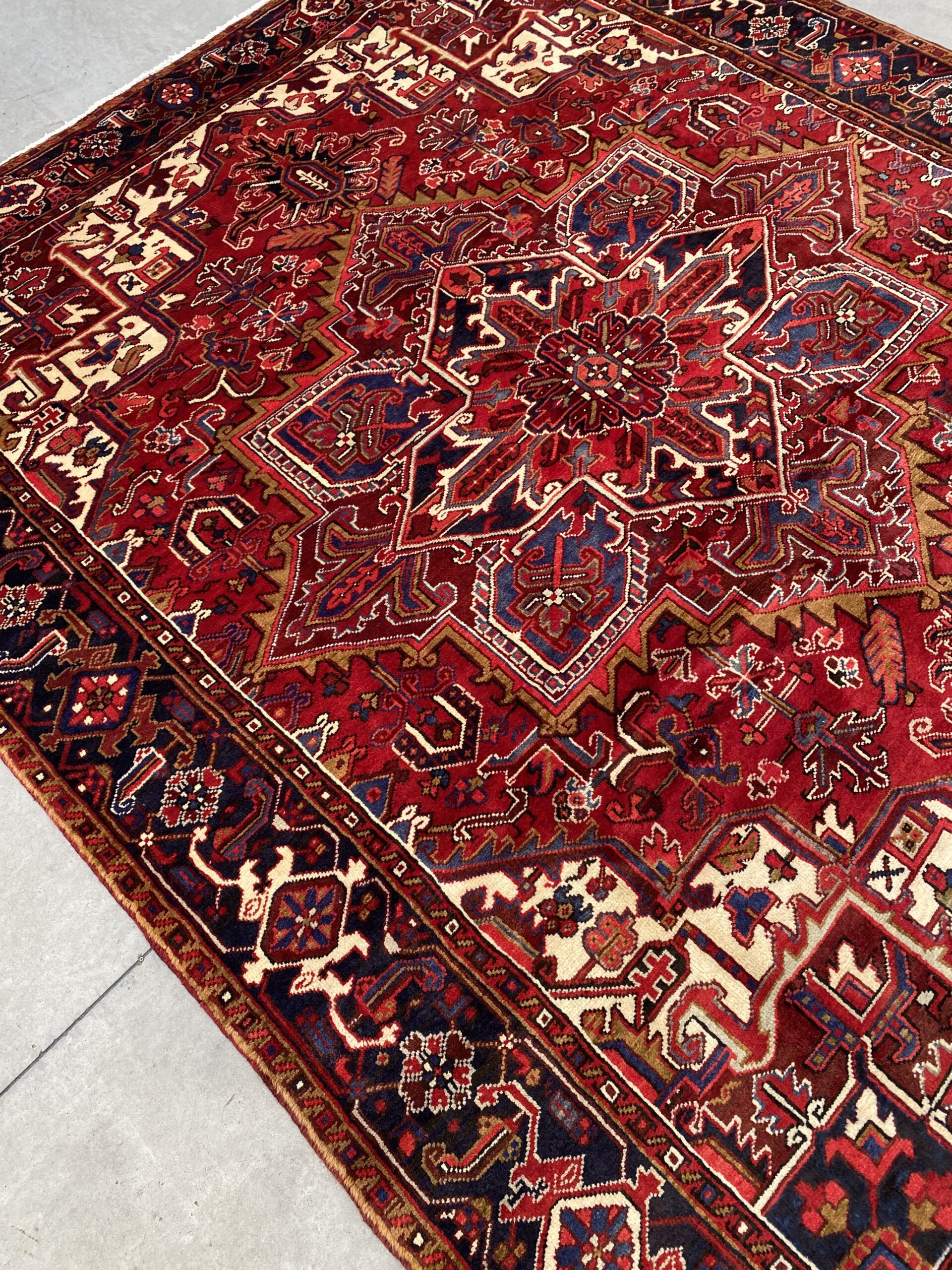 2.9x2.3M Genuine Heriz Persian Rug - Image 6