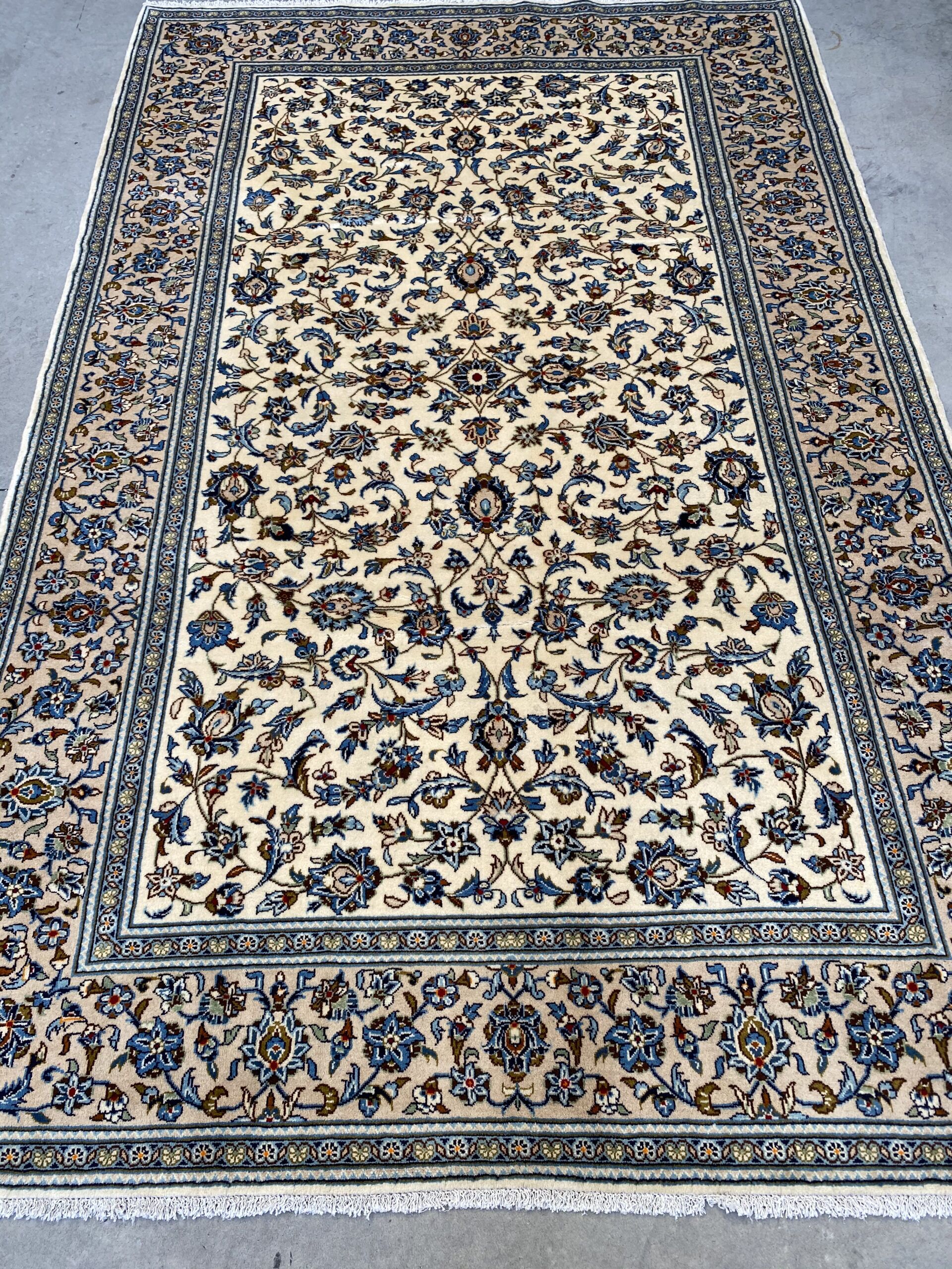 3.1x2M Royal Beige Persian Kashan