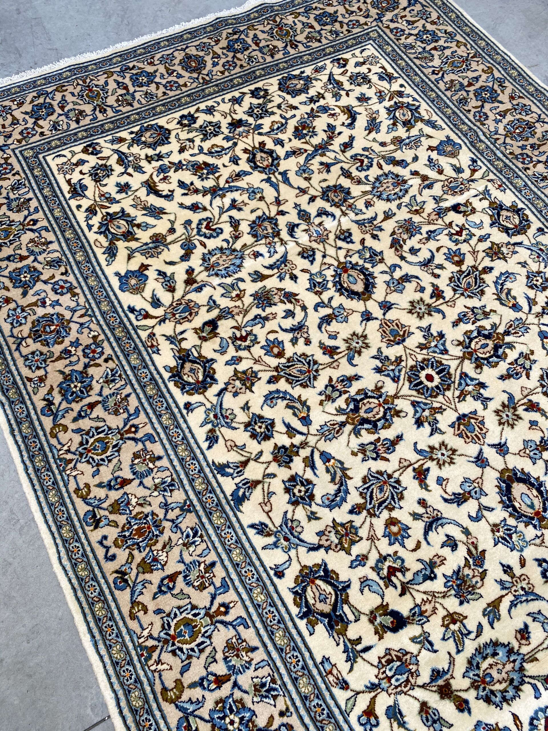 3.1x2M Royal Beige Persian Kashan - Image 6