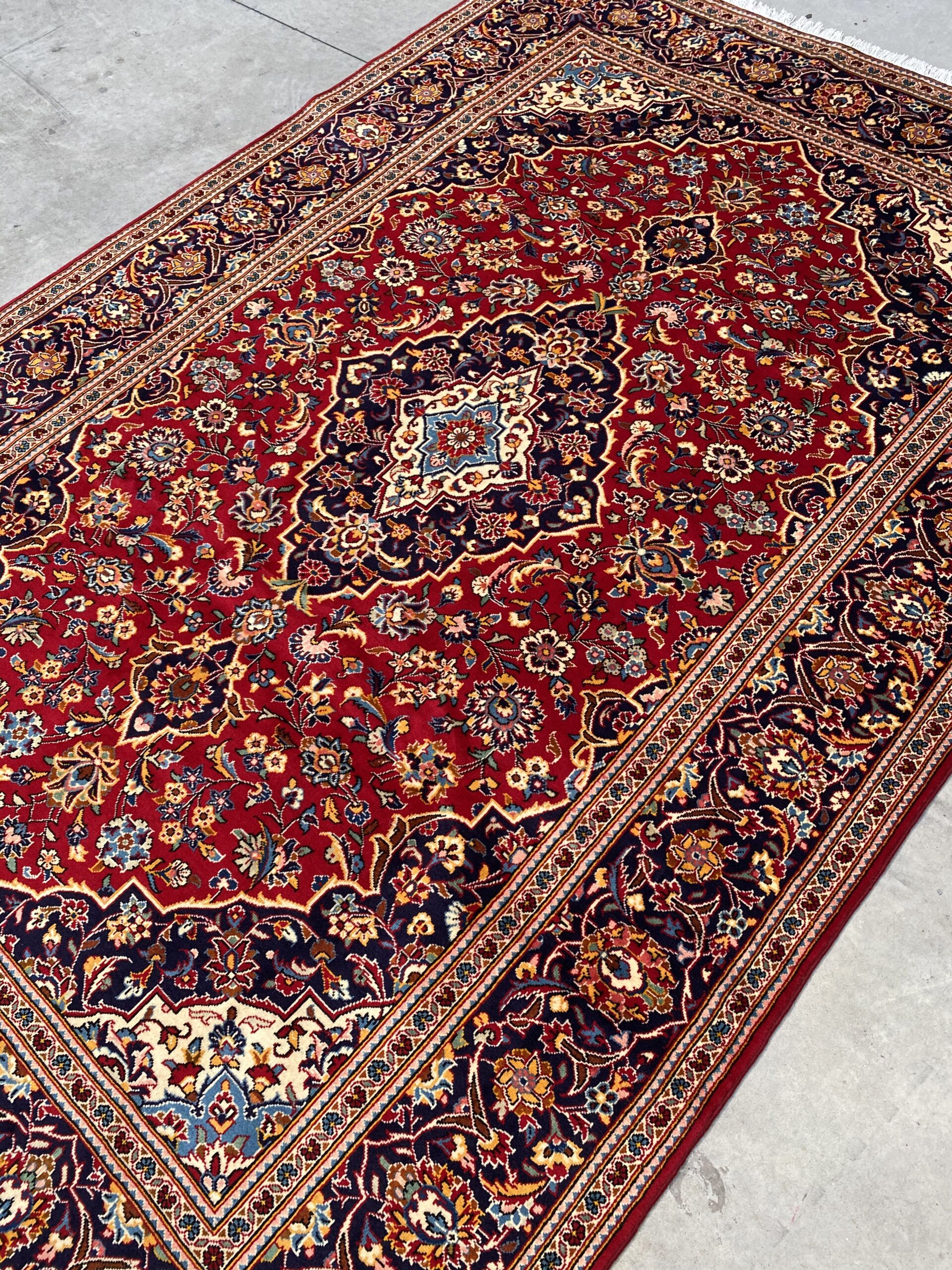 3x2M Royal Traditional Persian Kashan Rug - Image 7
