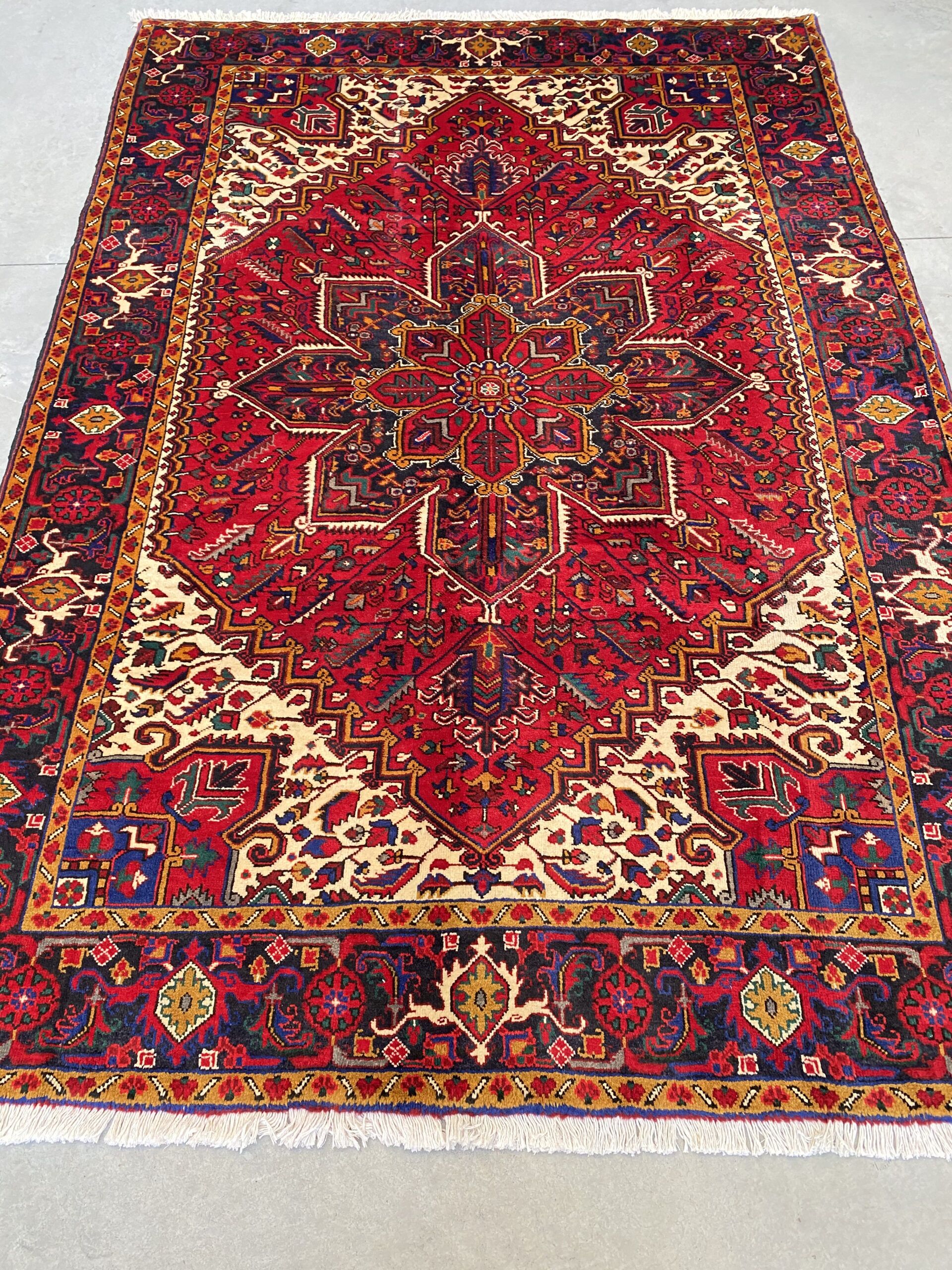 3x2M Vintage Heriz Rug
