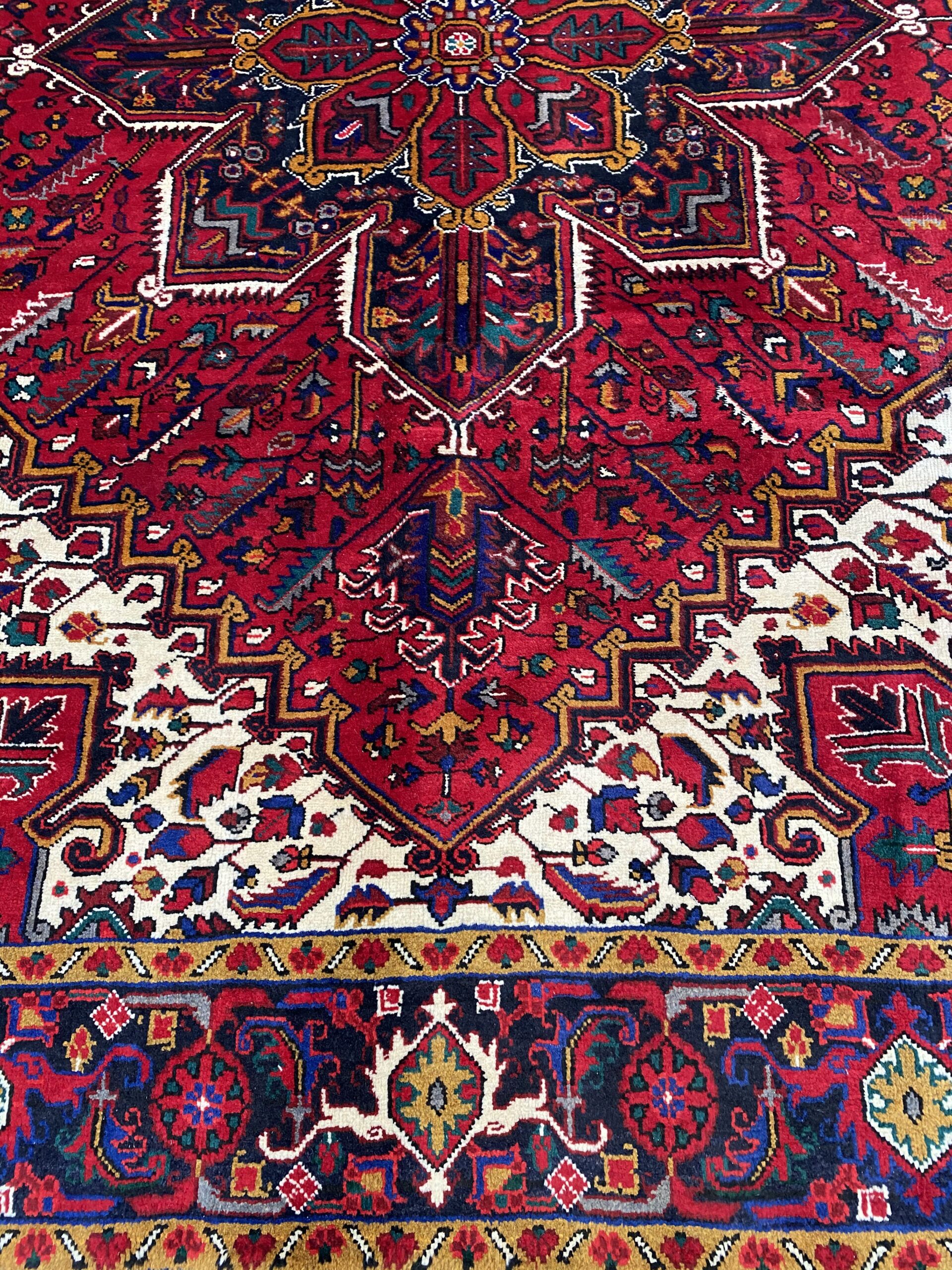 3x2M Vintage Heriz Rug - Image 5
