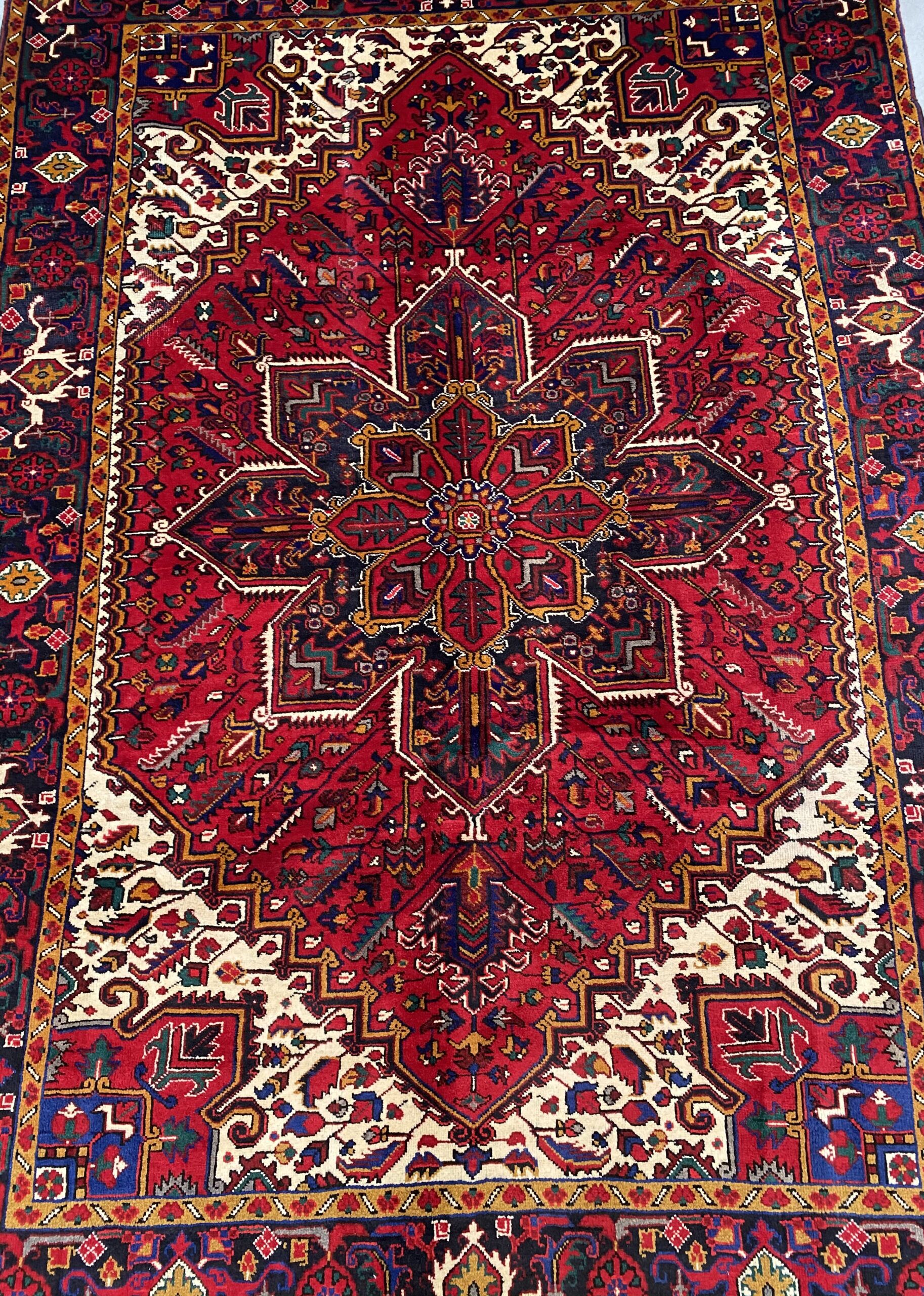 3x2M Vintage Heriz Rug - Image 6