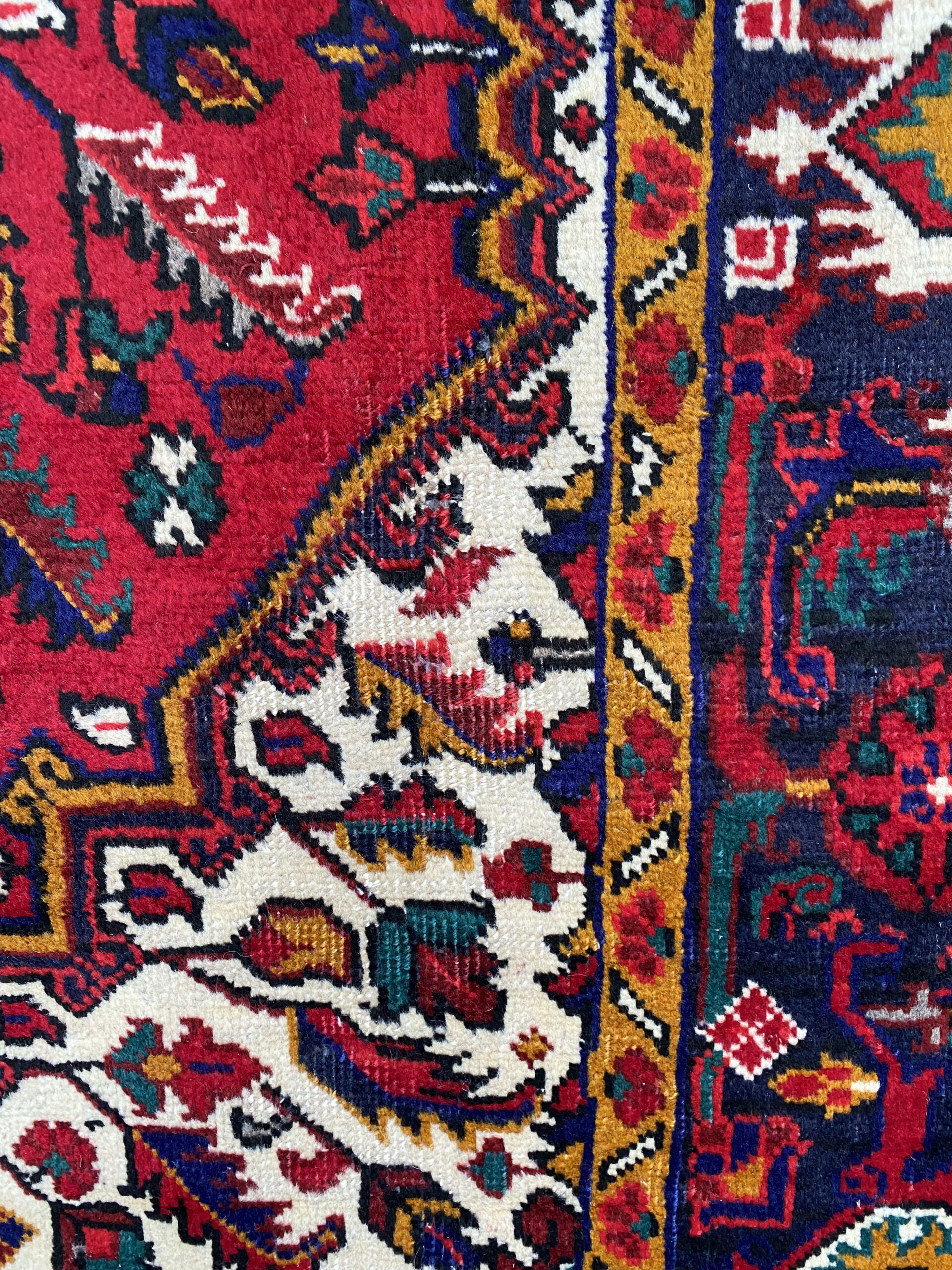 3x2M Vintage Heriz Rug - Image 7