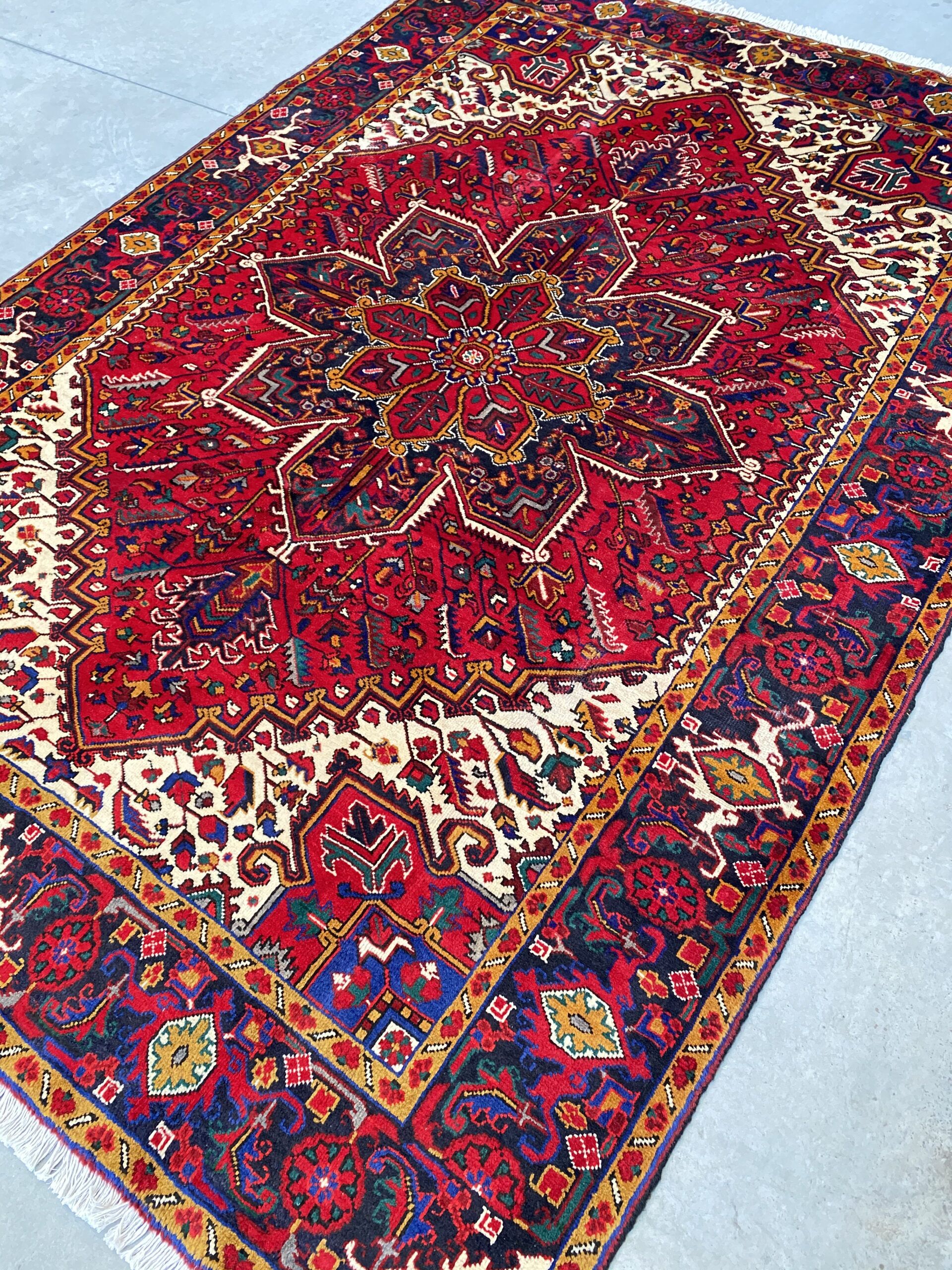 3x2M Vintage Heriz Rug