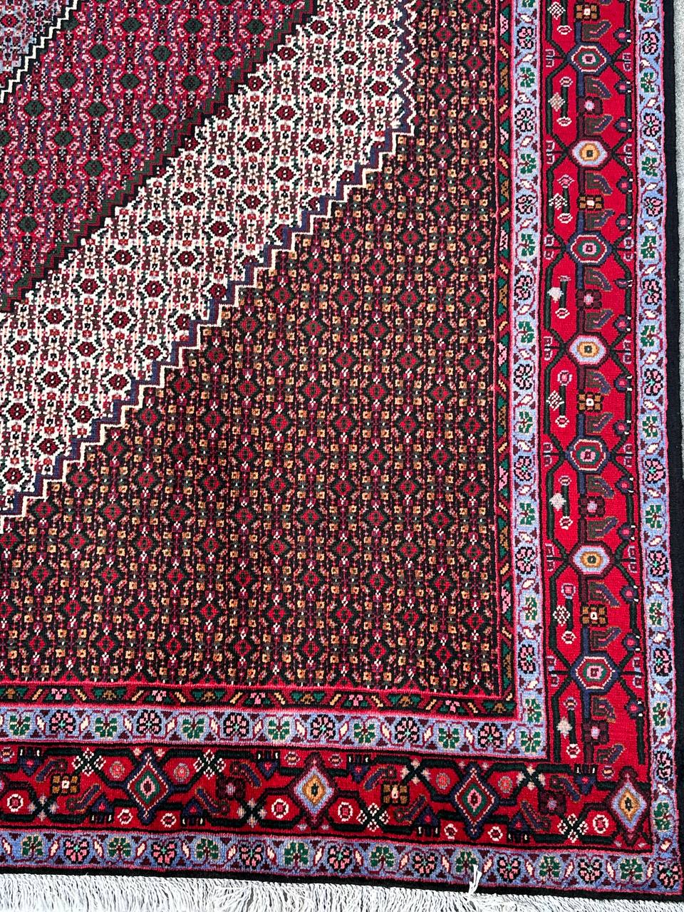 3x2M Kurdish Sanandaj Rug - Image 9