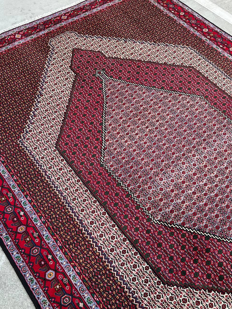 3x2M Kurdish Sanandaj Rug - Image 4
