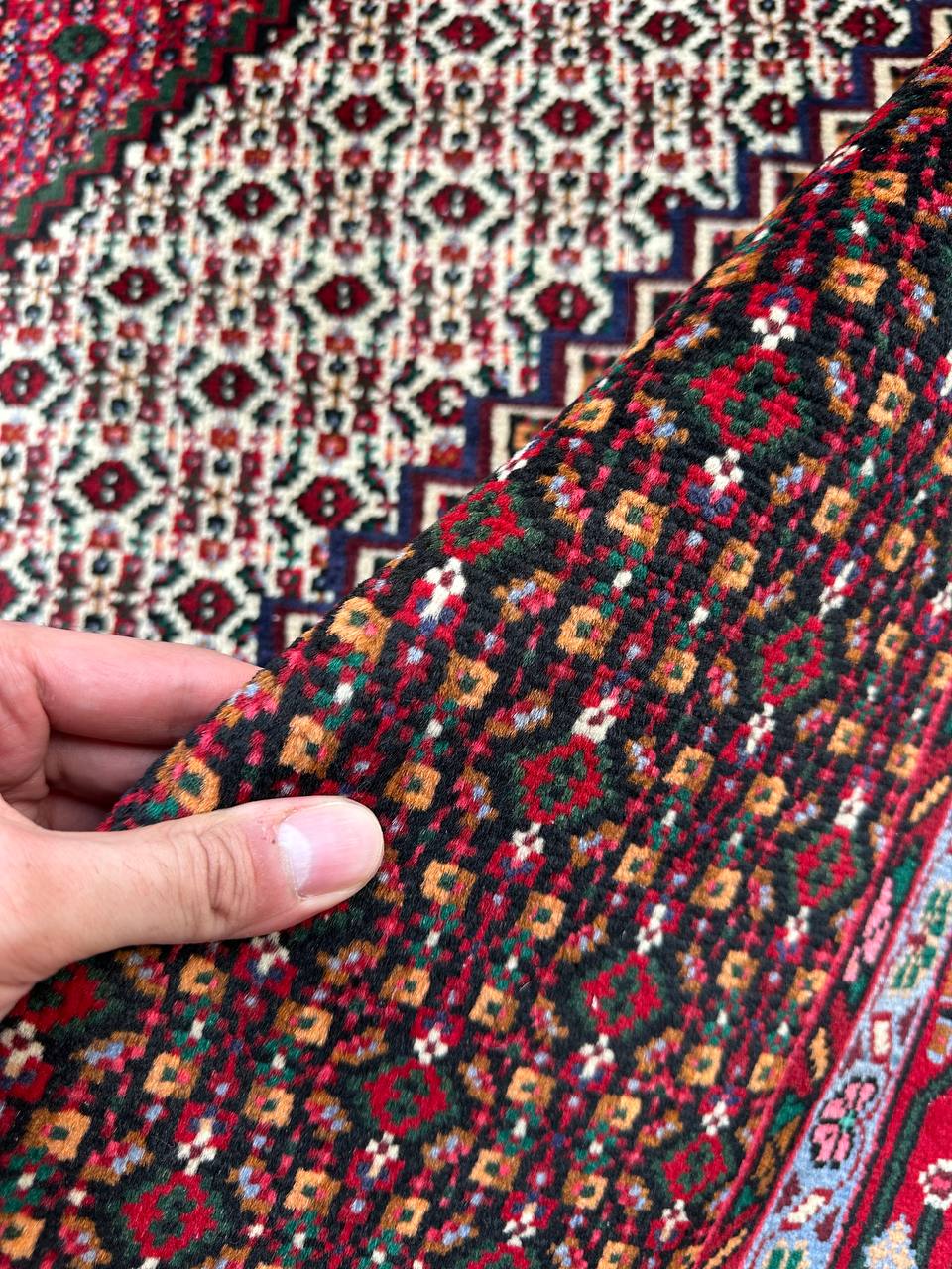 3x2M Kurdish Sanandaj Rug - Image 11