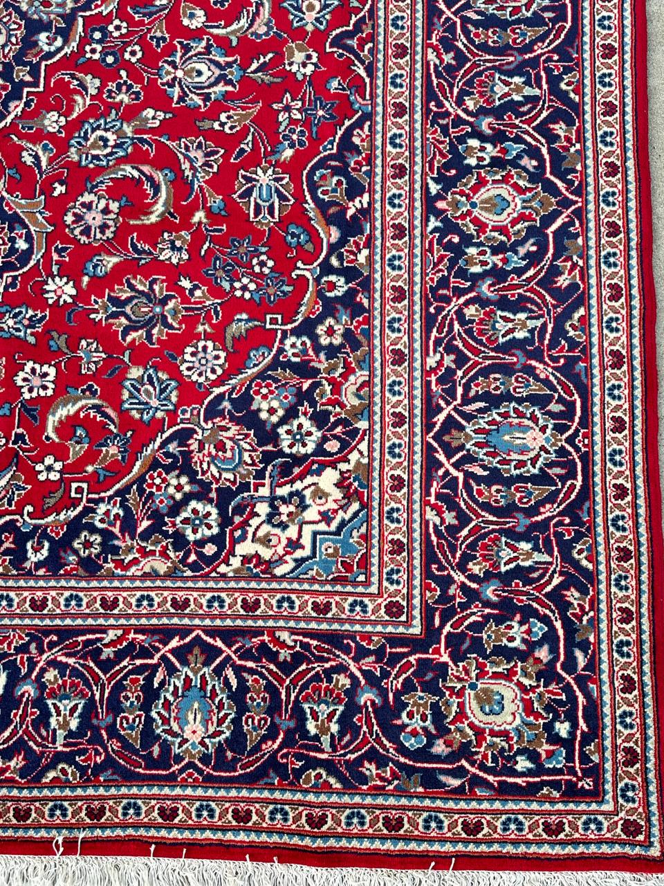 3x2M Royal Traditional Persian Kashan Rug - Image 9