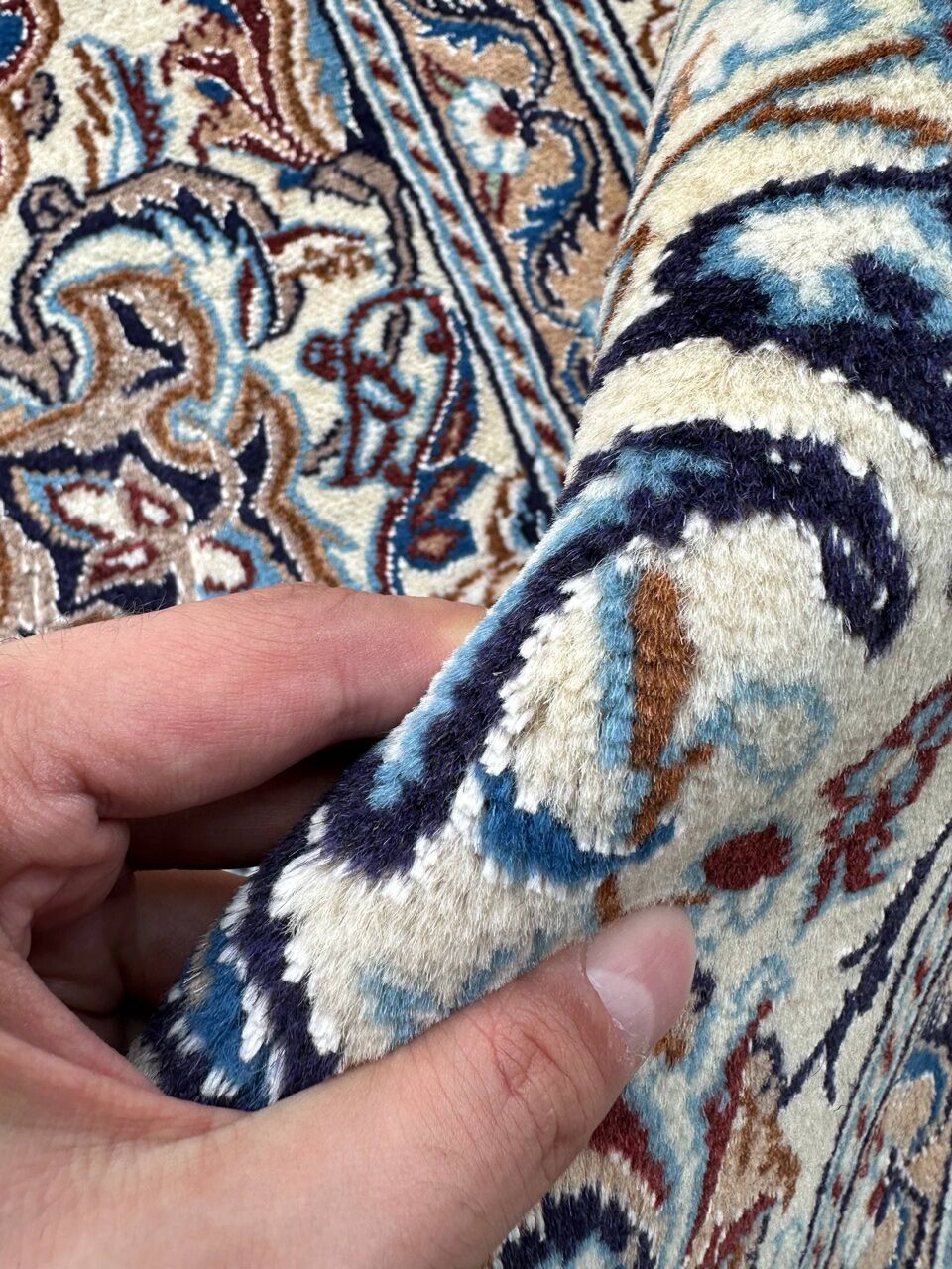 3x2M Silkinlaid Rug Nain (9La) - Image 11