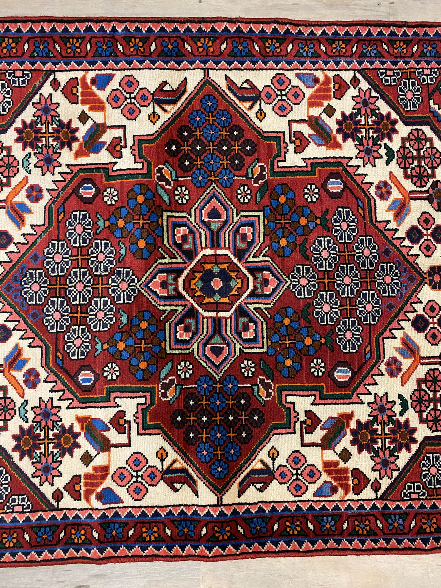 1.5x1.1M Persian Hamedan Rug - Image 4