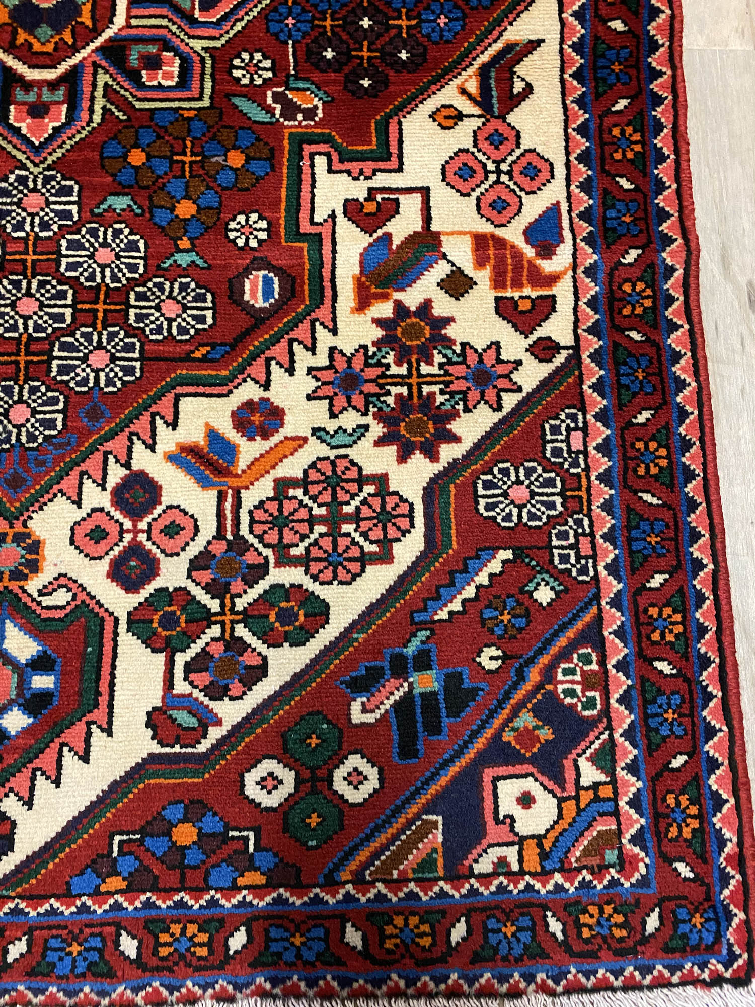 1.5x1.1M Persian Hamedan Rug - Image 5