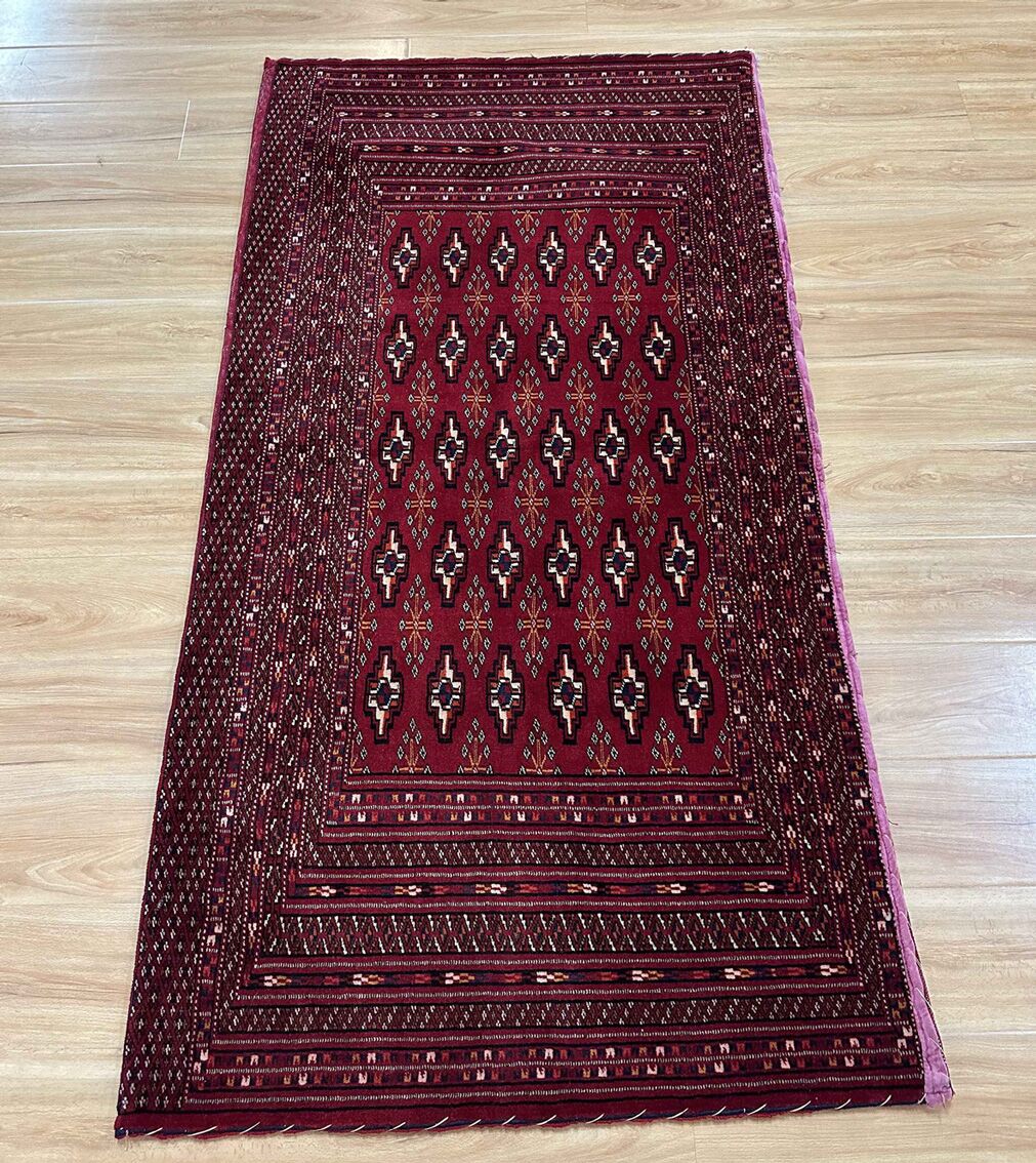 1.5 x 0.8 M Persian Turkoman Poshti Rug - Image 2
