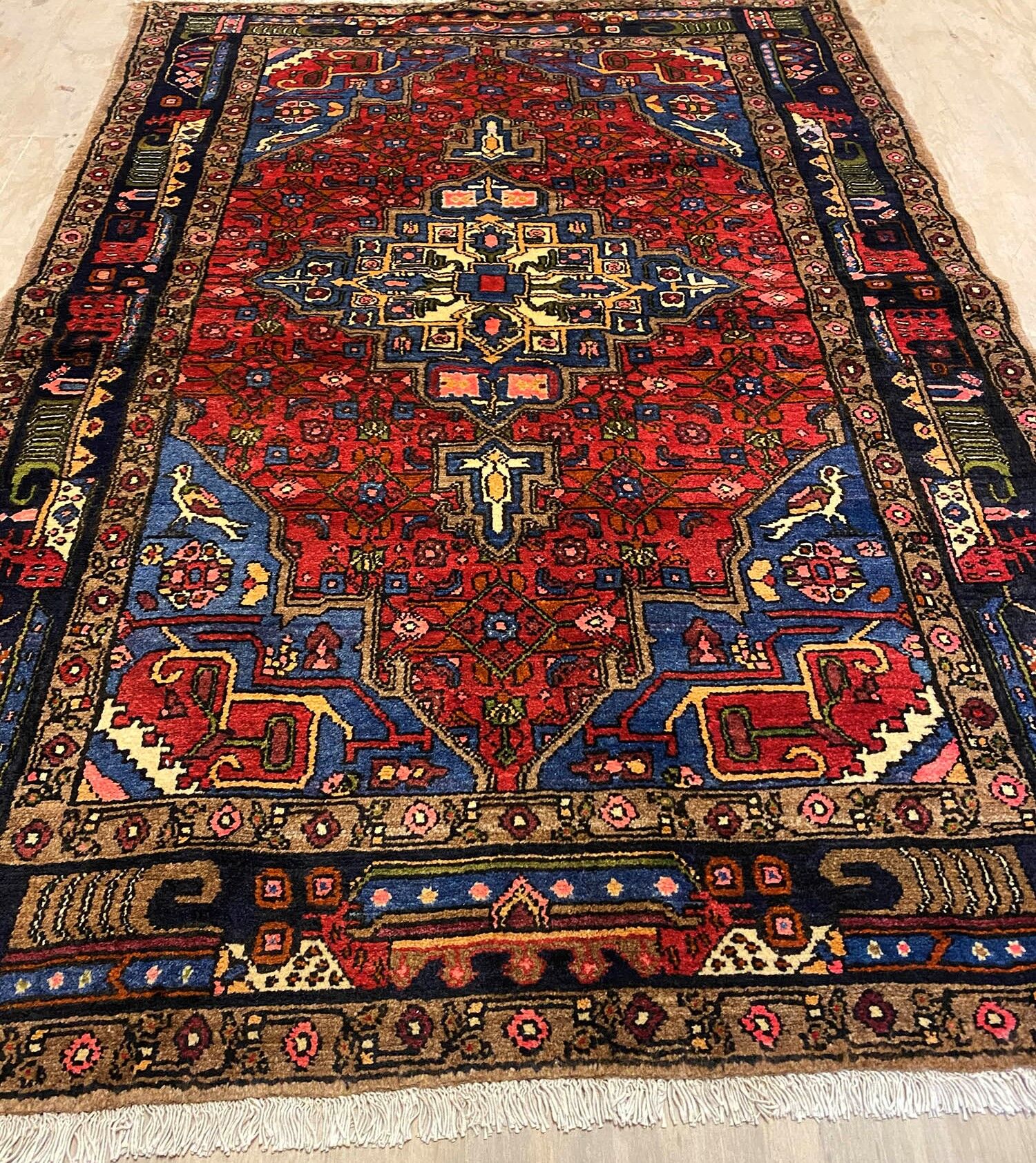 1.5x1M Hamedan Rug (Mehraban) - Image 2