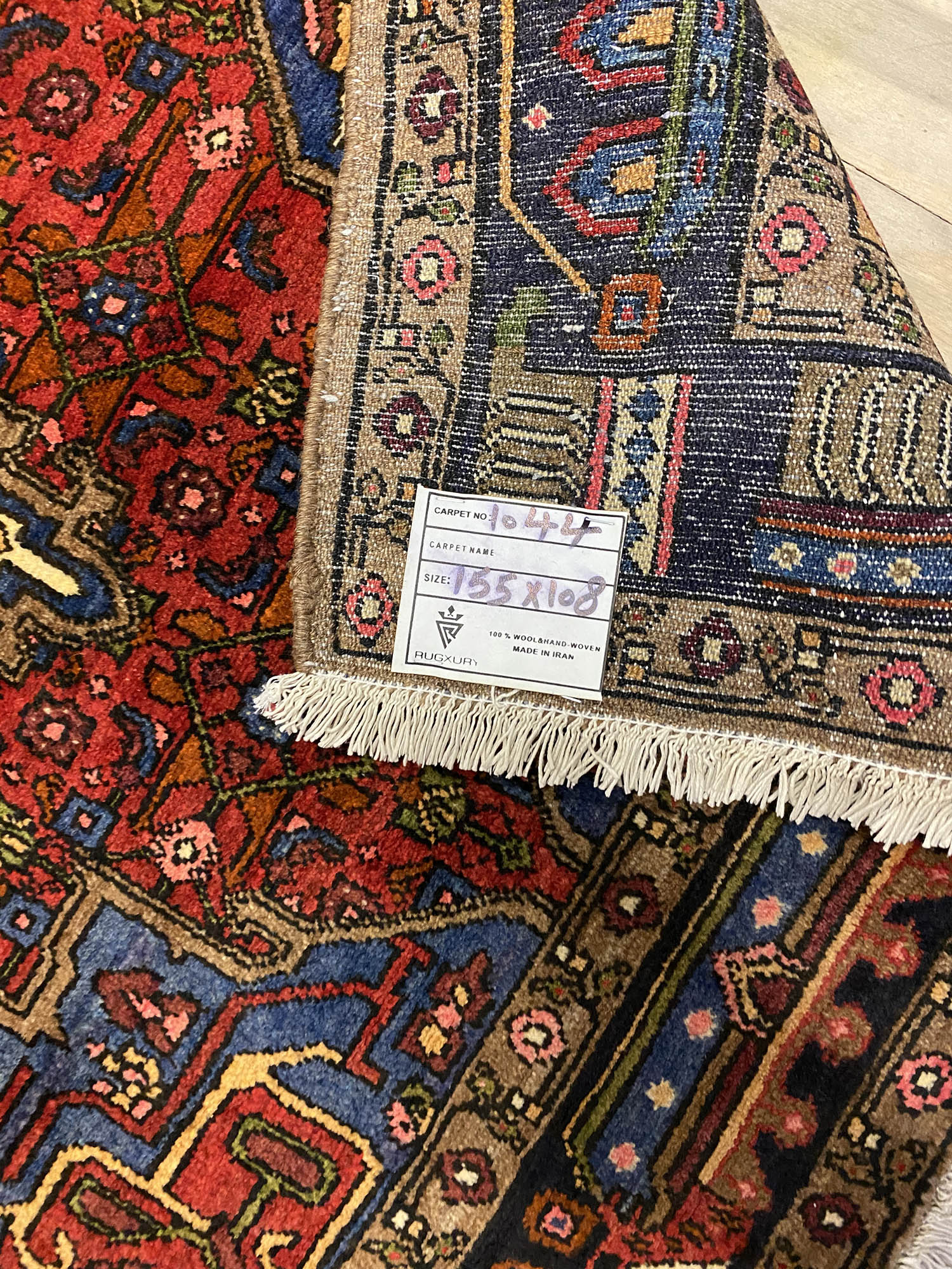 1.5x1M Hamedan Rug (Mehraban) - Image 5