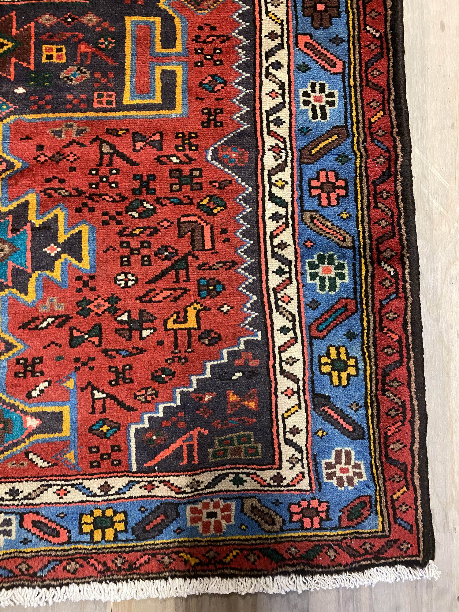 1.5x1M Persian Hamedan Rug - Image 2