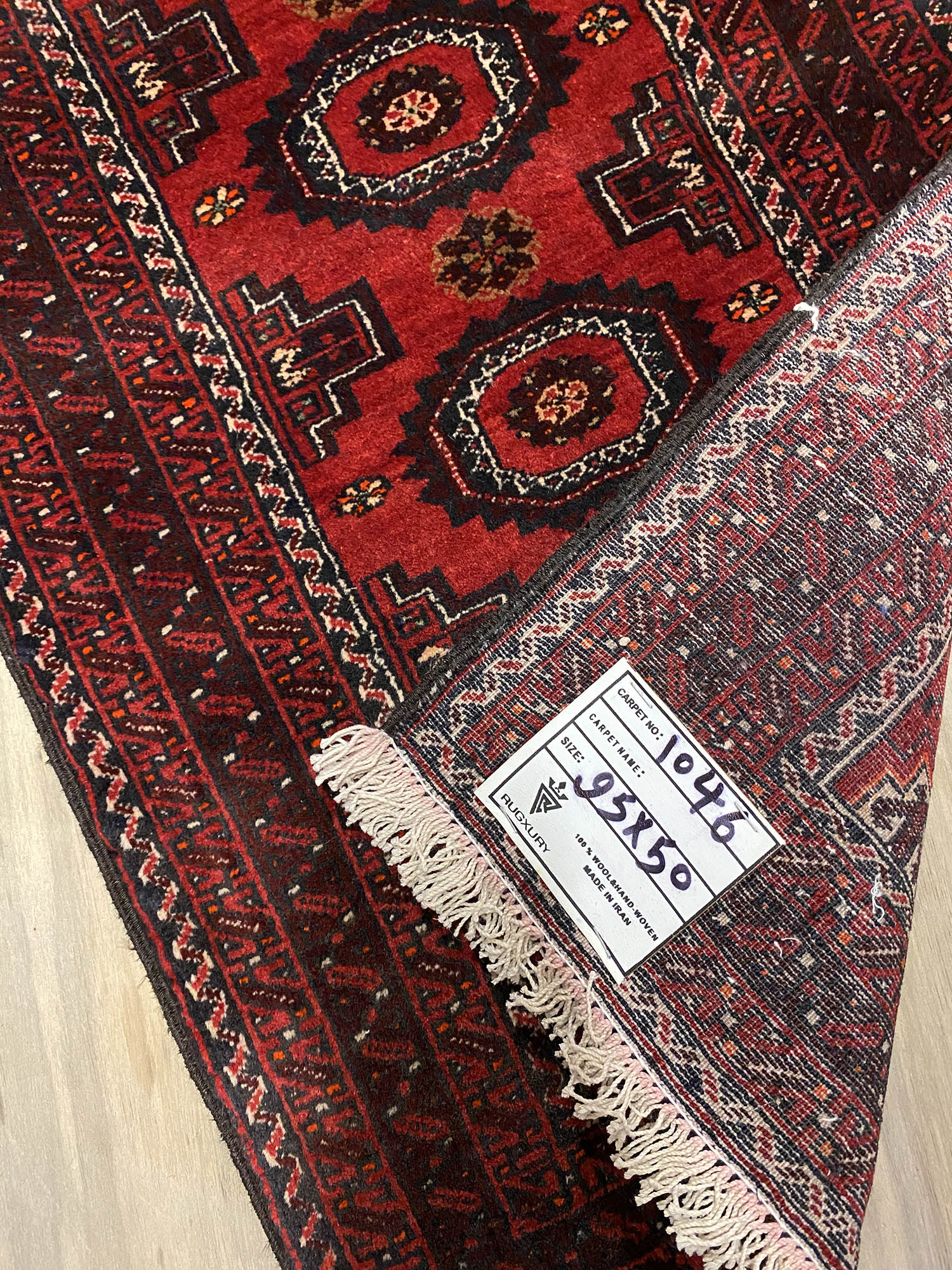 1x0.5M Persian Balouchi Rug - Image 2