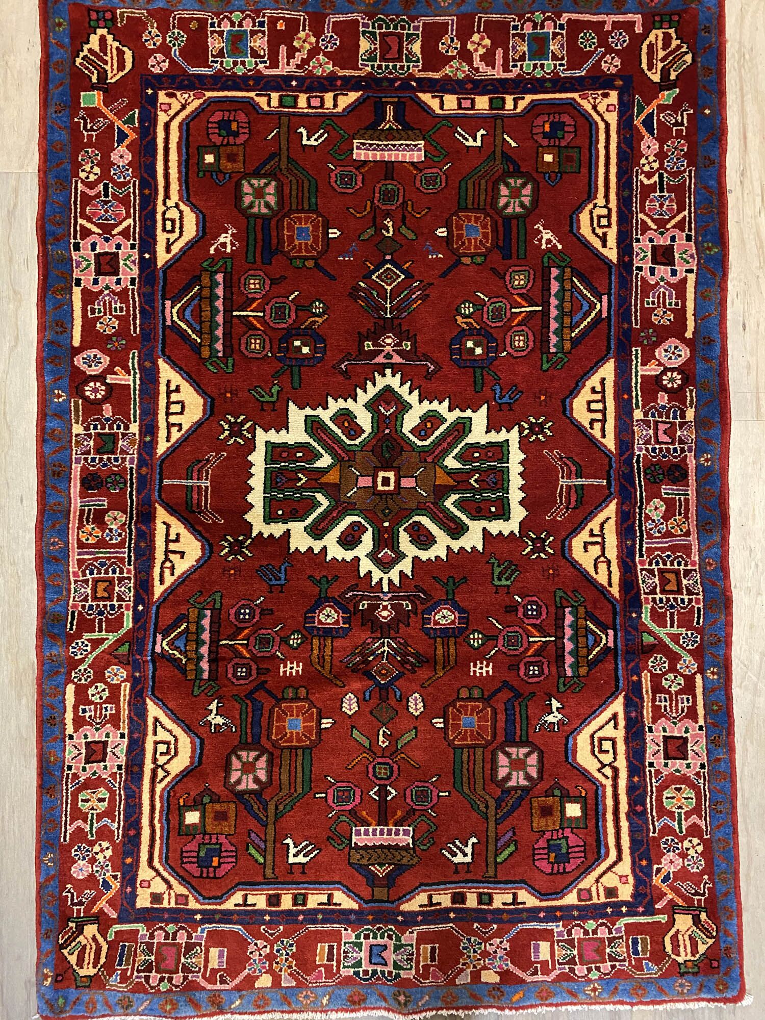 1.6x1.1M Persian Hamedan Rug