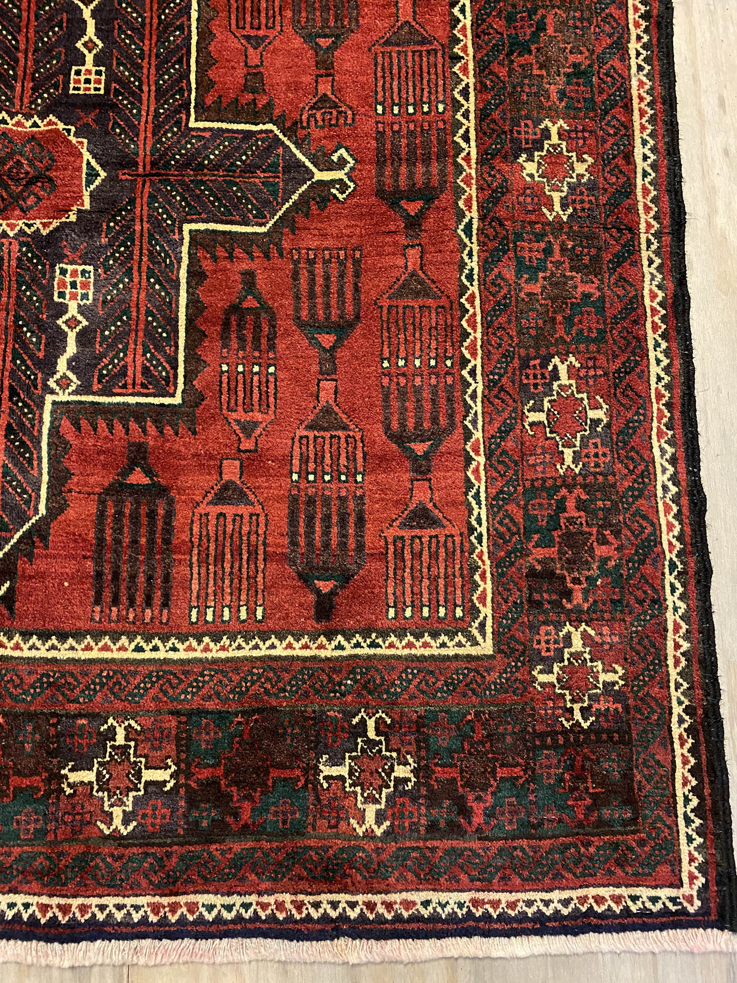 2.7x1.2M Kurdi Quchan Rug - Image 6