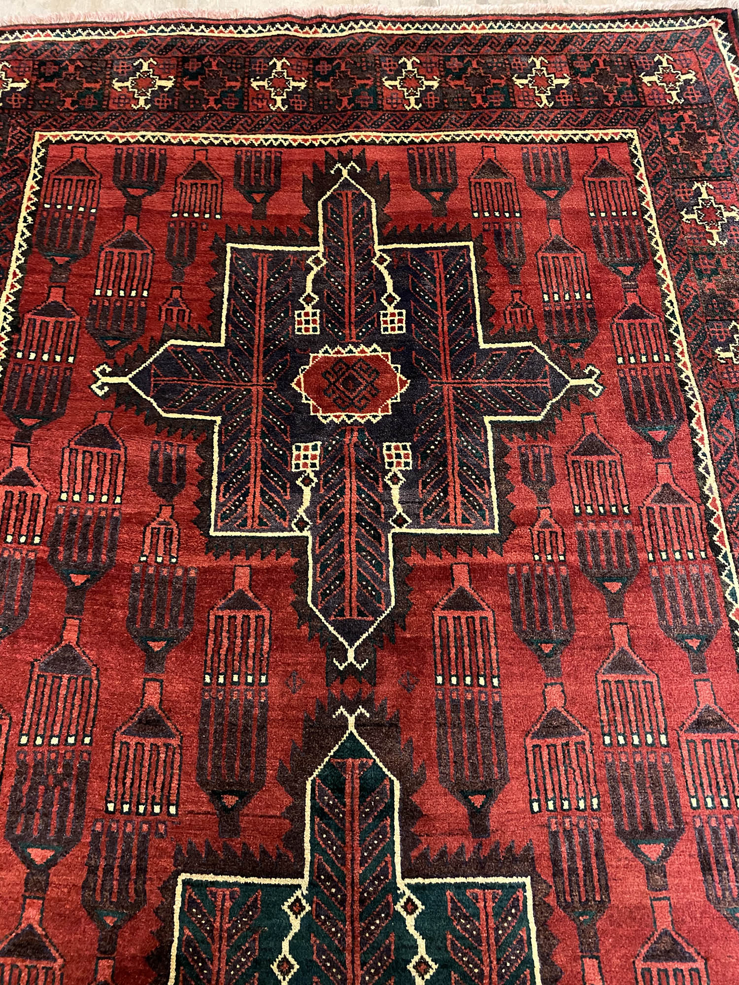 2.7x1.2M Kurdi Quchan Rug - Image 2