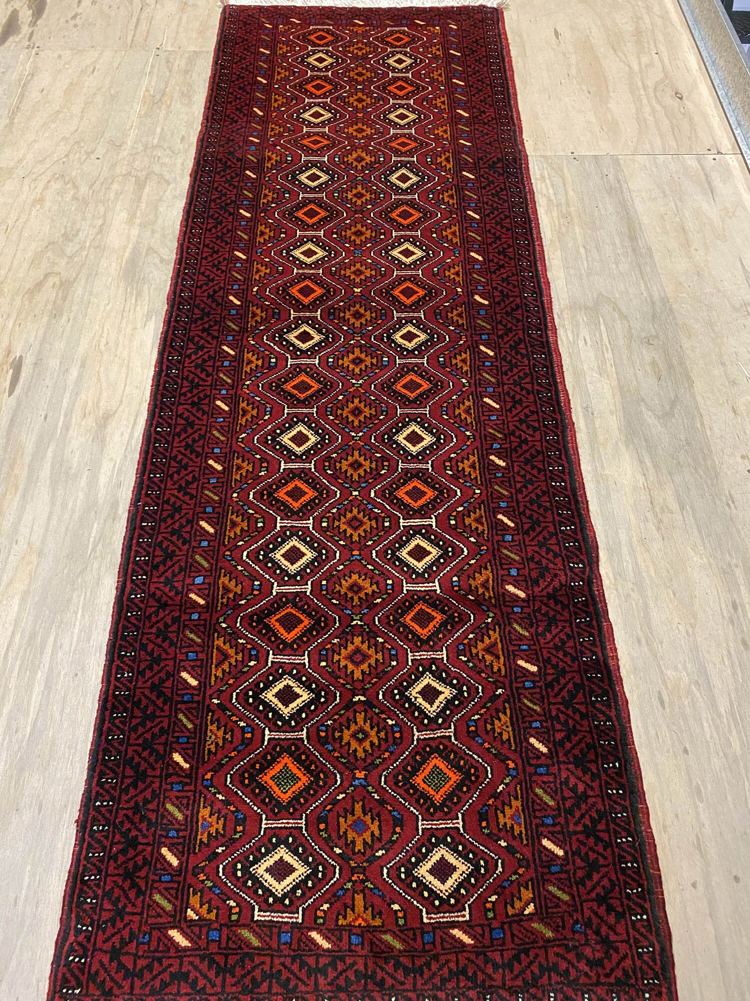 2m Persian Balouchi Nomadic Runner - Image 4