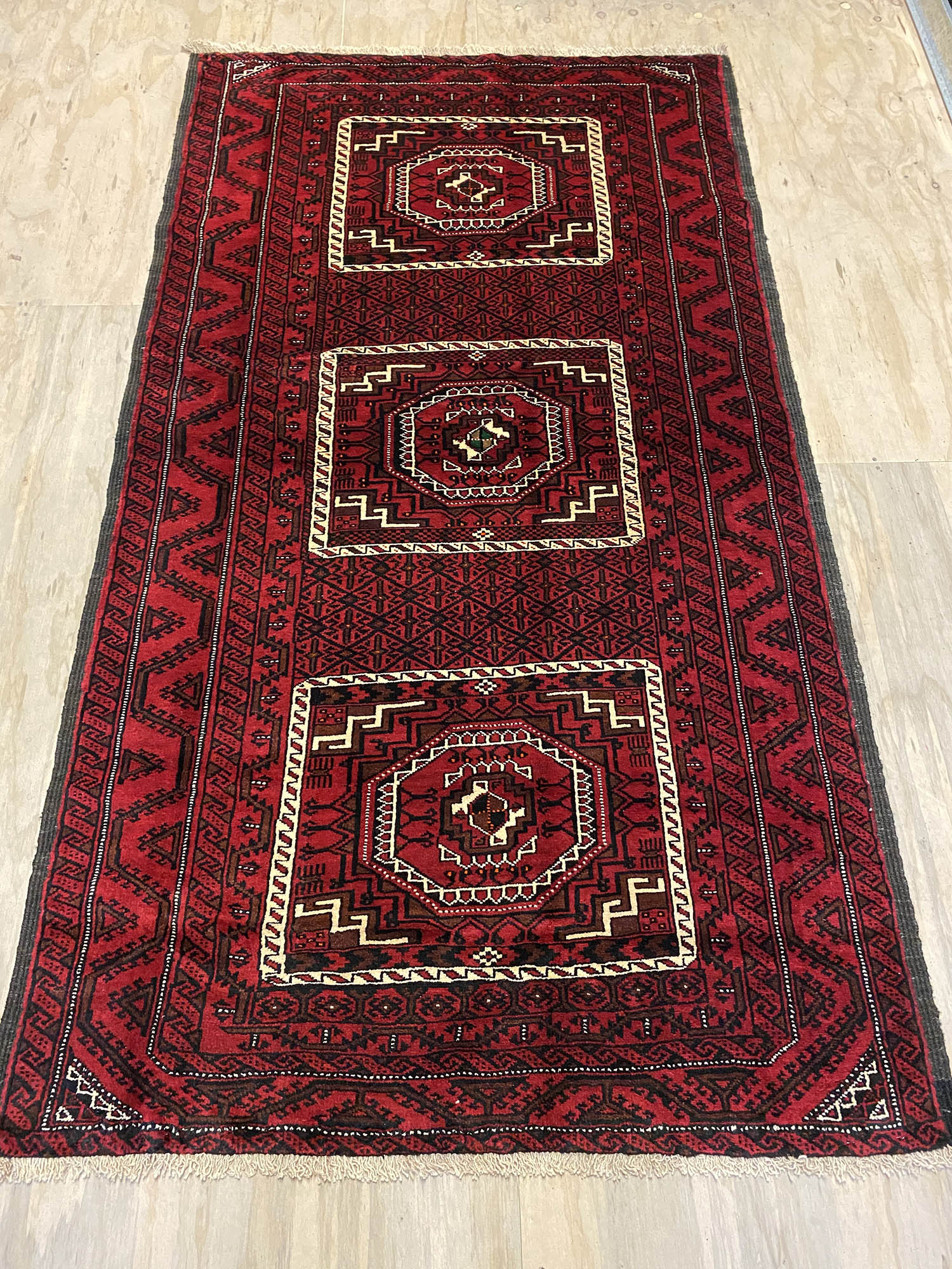 2.2x1.2M Persian Balouchi Nomadic Rug - Image 2
