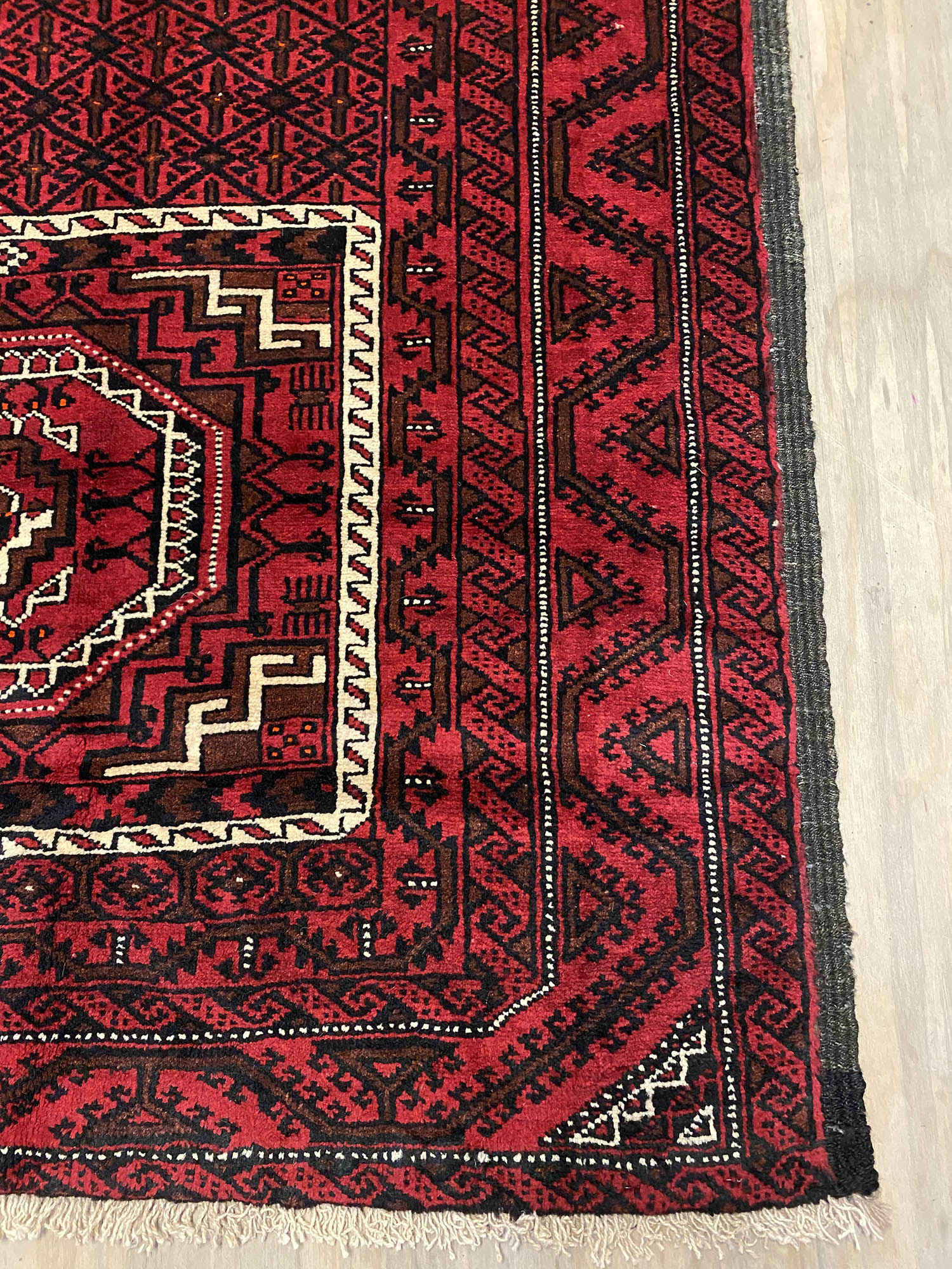 2.2x1.2M Persian Balouchi Nomadic Rug - Image 4