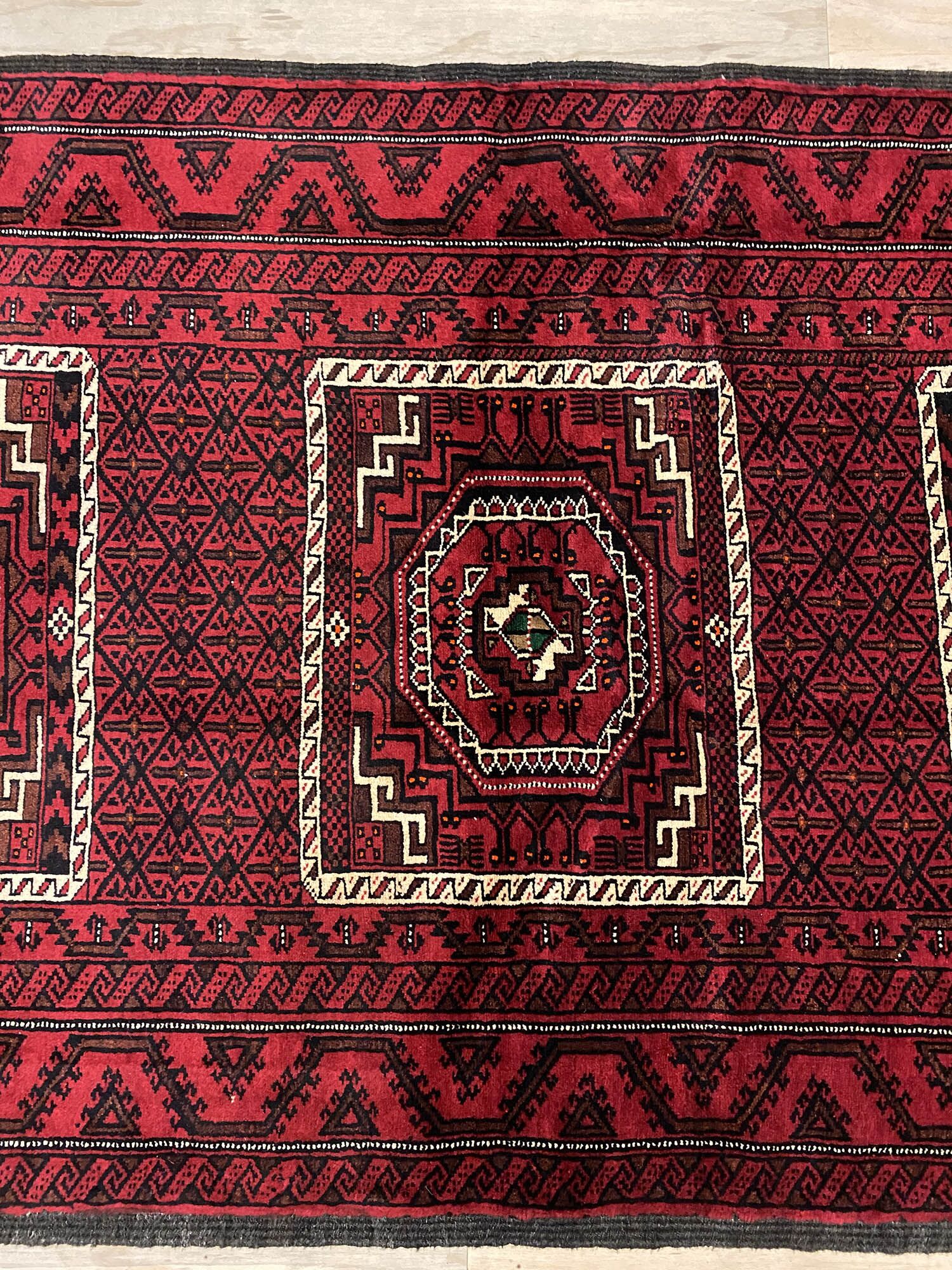 2.2x1.2M Persian Balouchi Nomadic Rug - Image 6