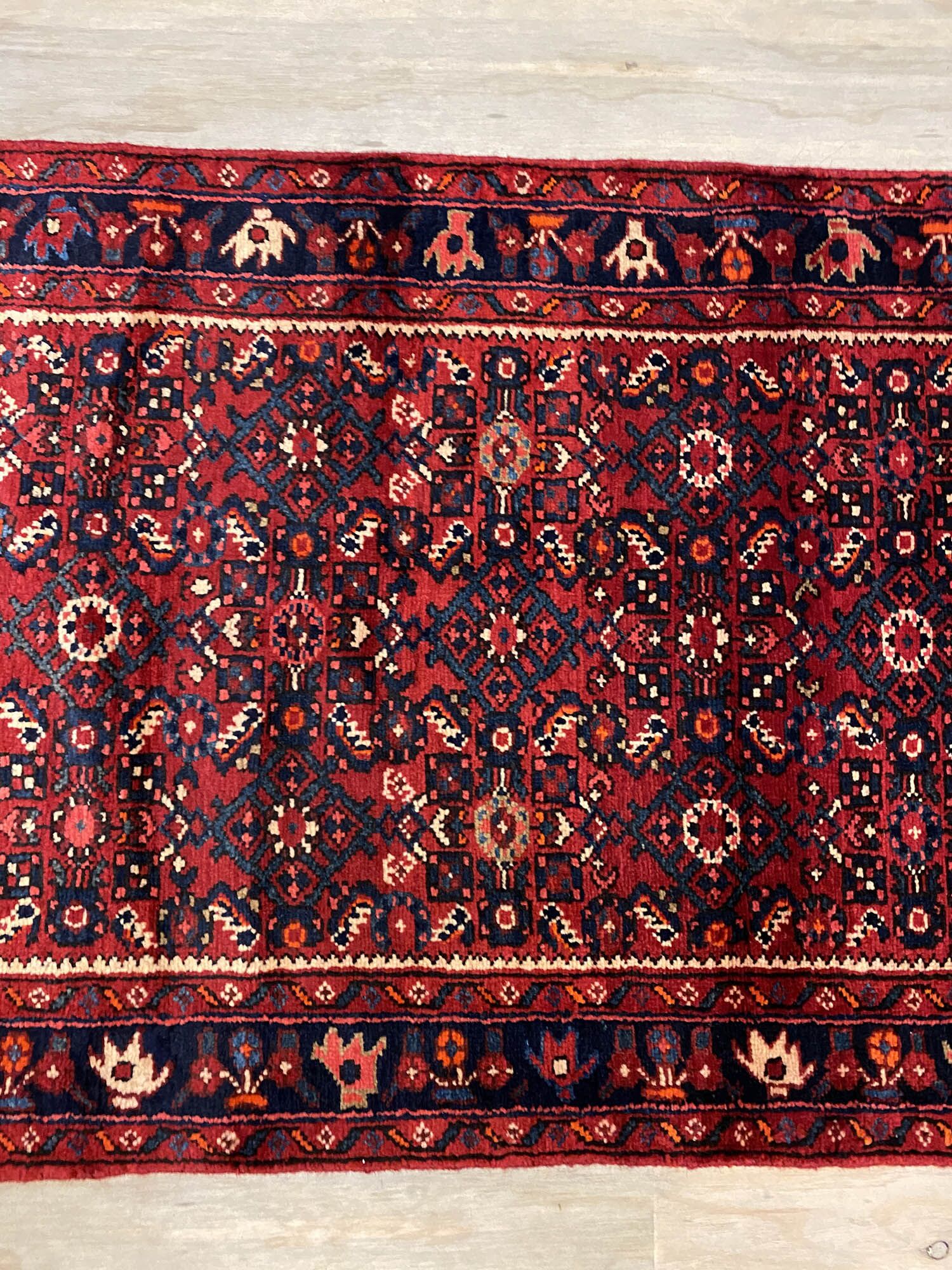 5M Hamedan Persian Runner (Hosseinabad) - Image 4