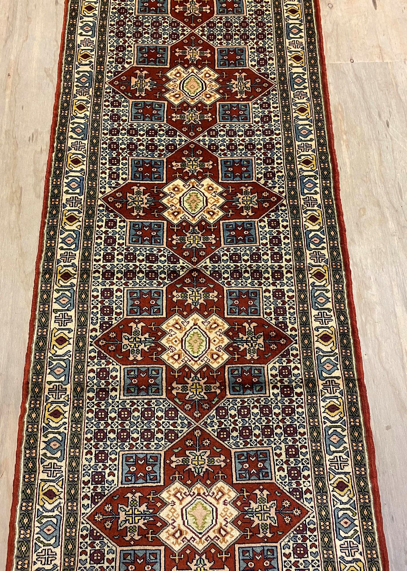 3.6M Kurdi Sanandaj Persian Runner - Image 3